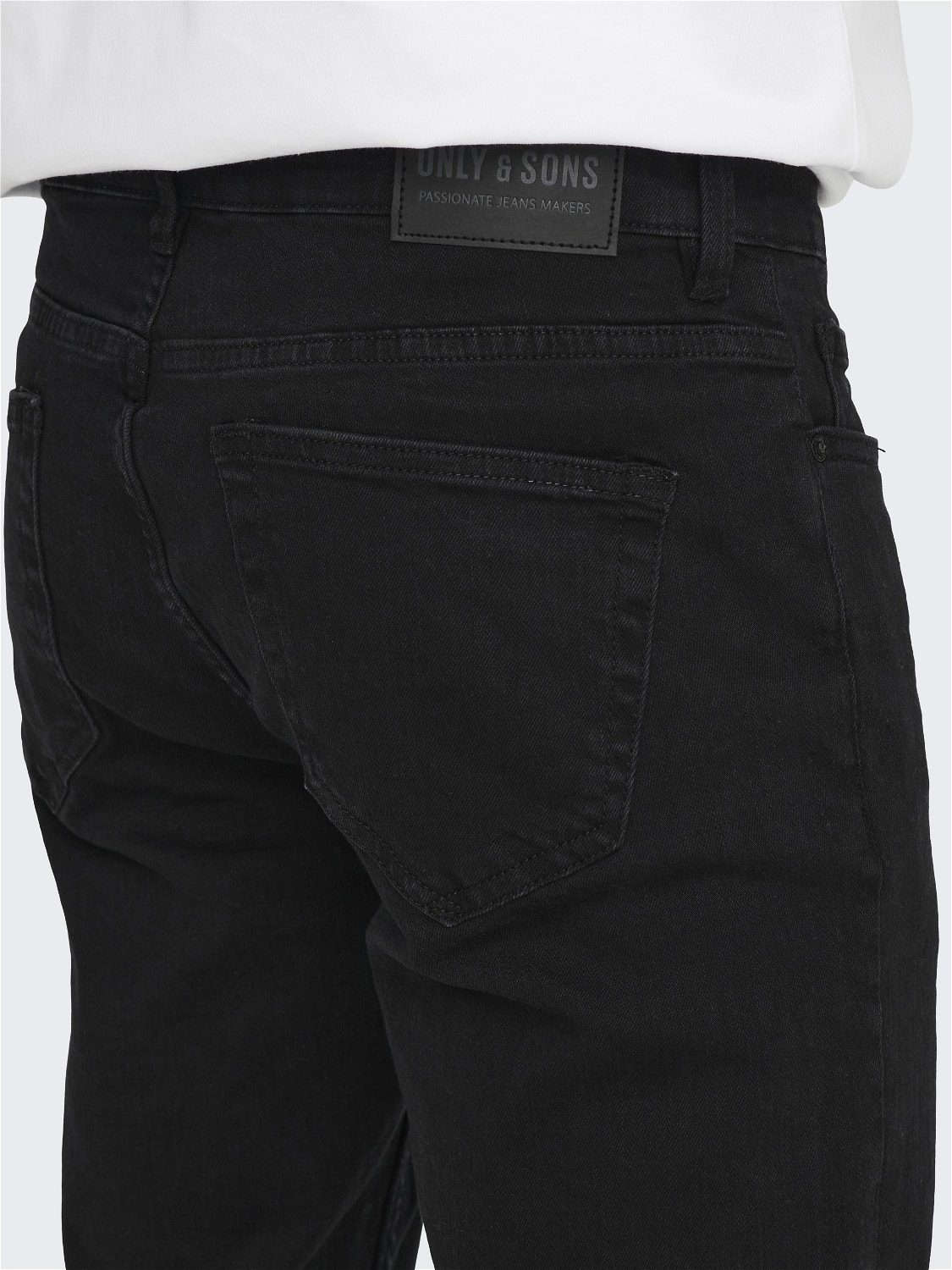ONLY & SONS Regular Fit Jeans -Black Denim - 22022956