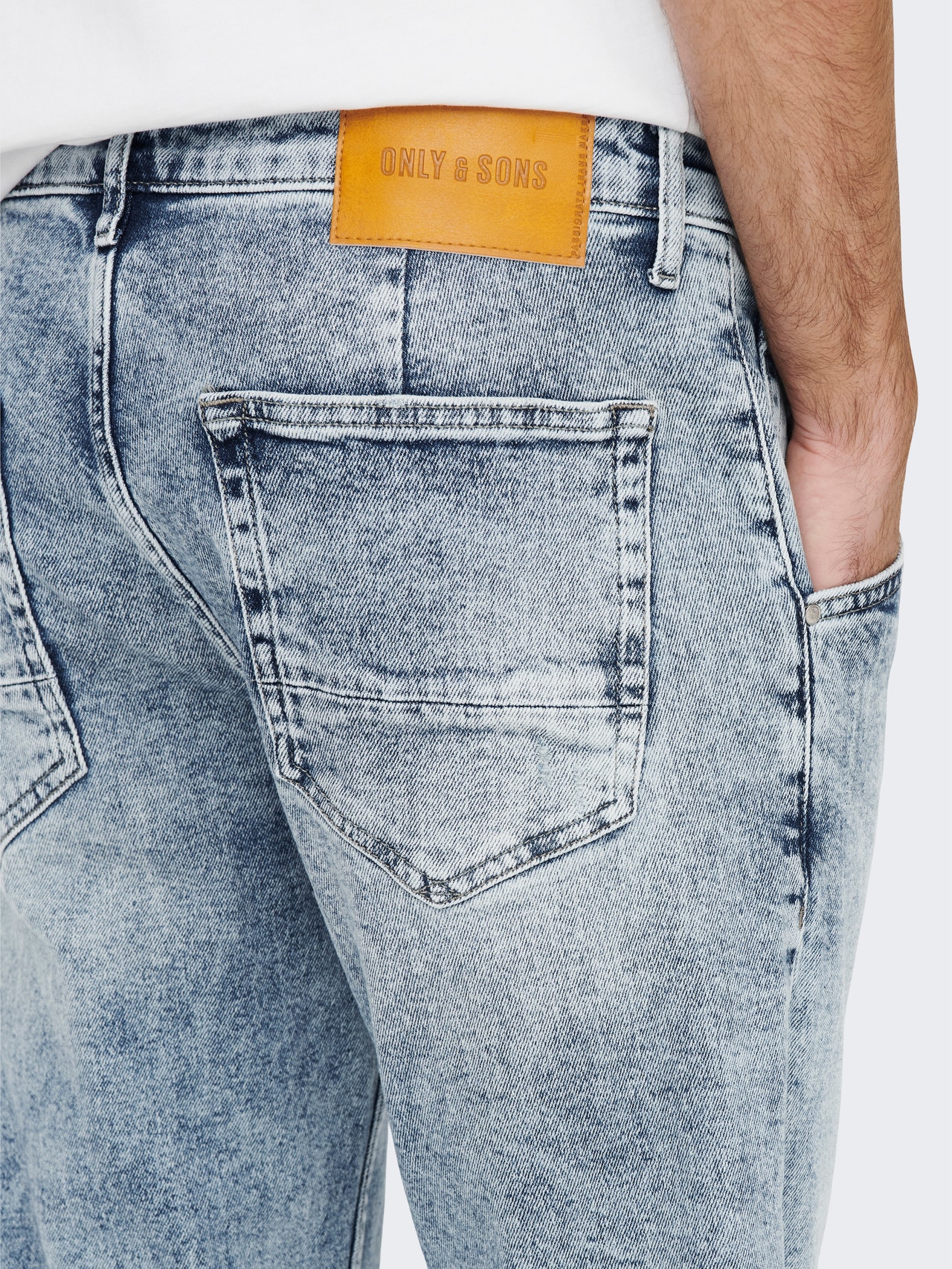 ONLY & SONS Tapered Fit Jeans -Blue Denim - 22022958