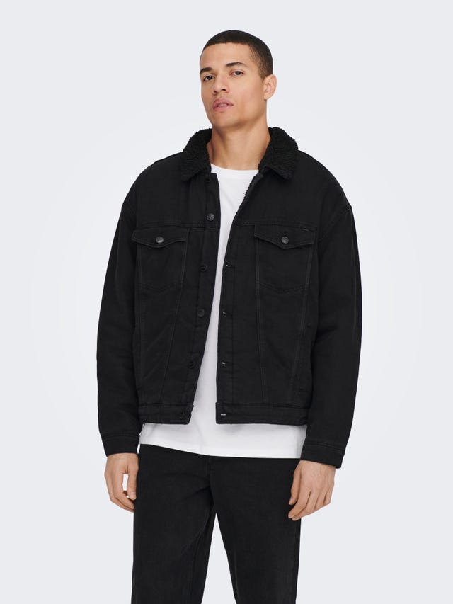 ONLY & SONS Rundhals Jeansjacke - 22022970