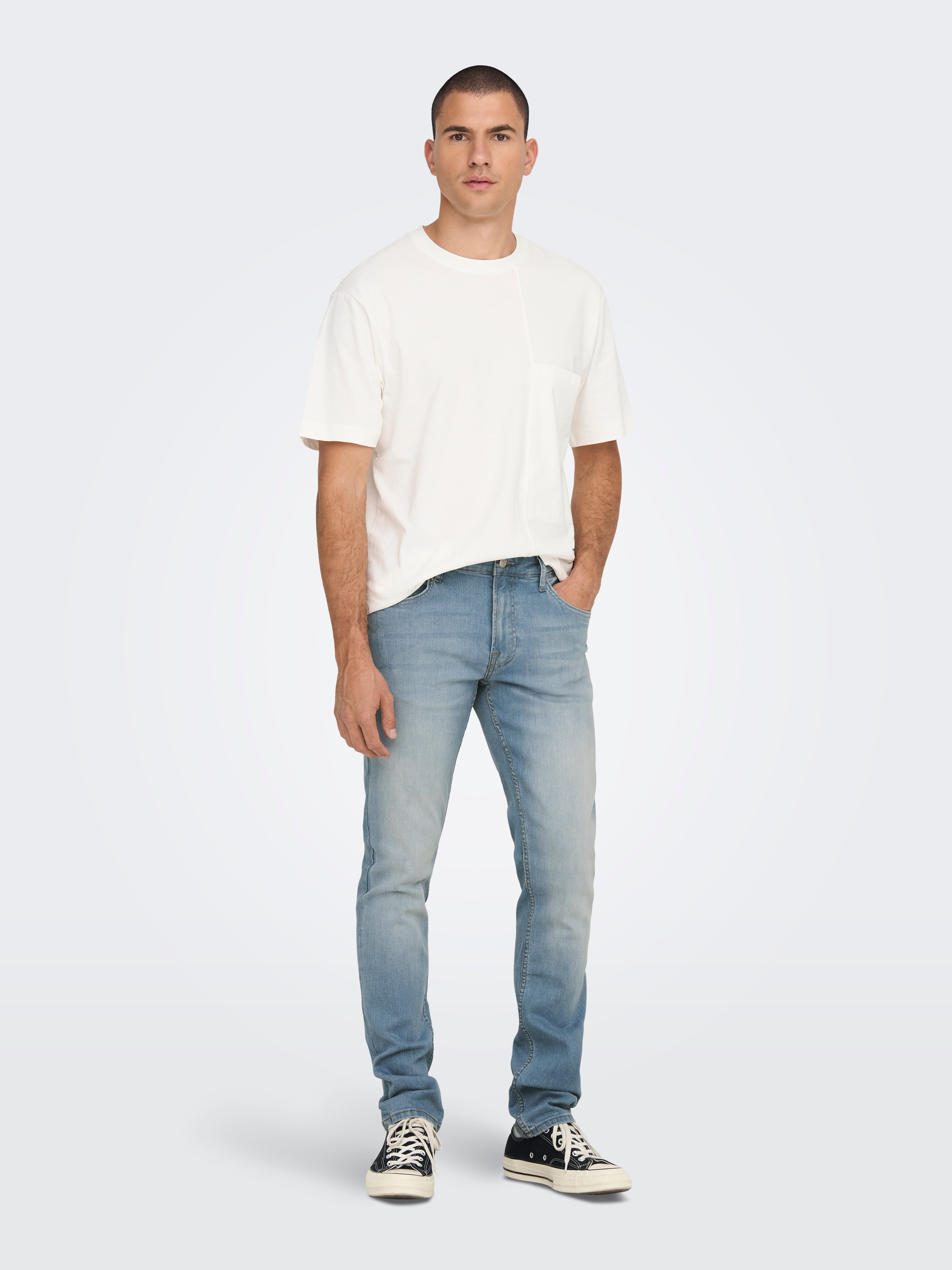 Only and sons slim hot sale jeans