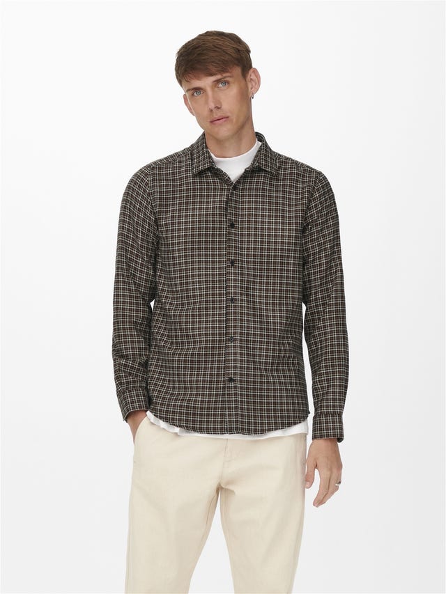ONLY & SONS Regular Fit Check shirt - 22023025