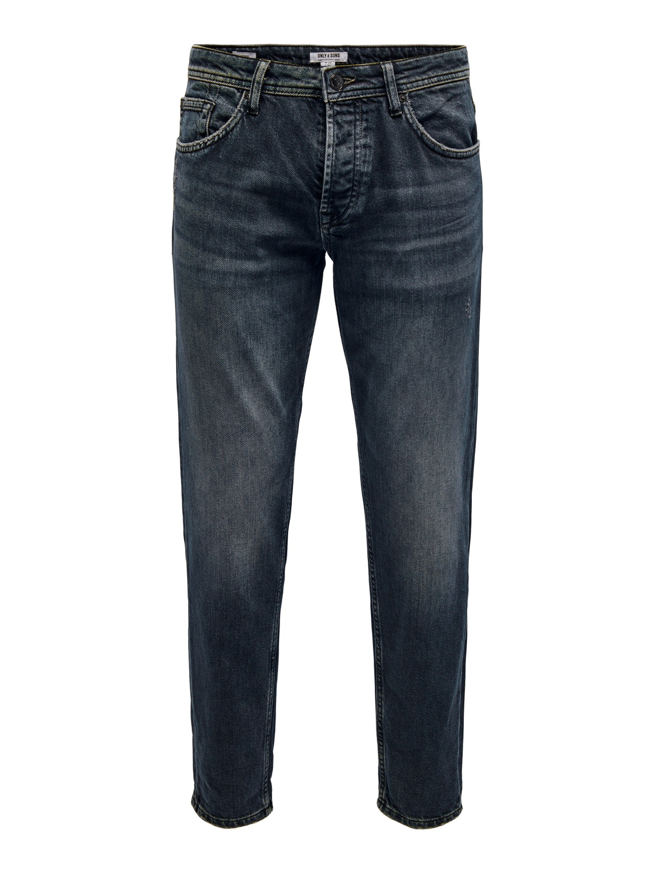 ONLY & SONS Verkürzt Mittlere Taille Jeans -Blue Denim - 22023026