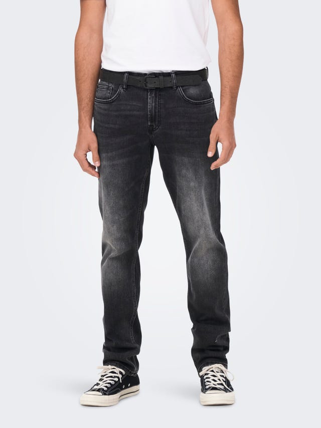 ONLY & SONS Normal geschnitten Mid Rise Jeans - 22023035
