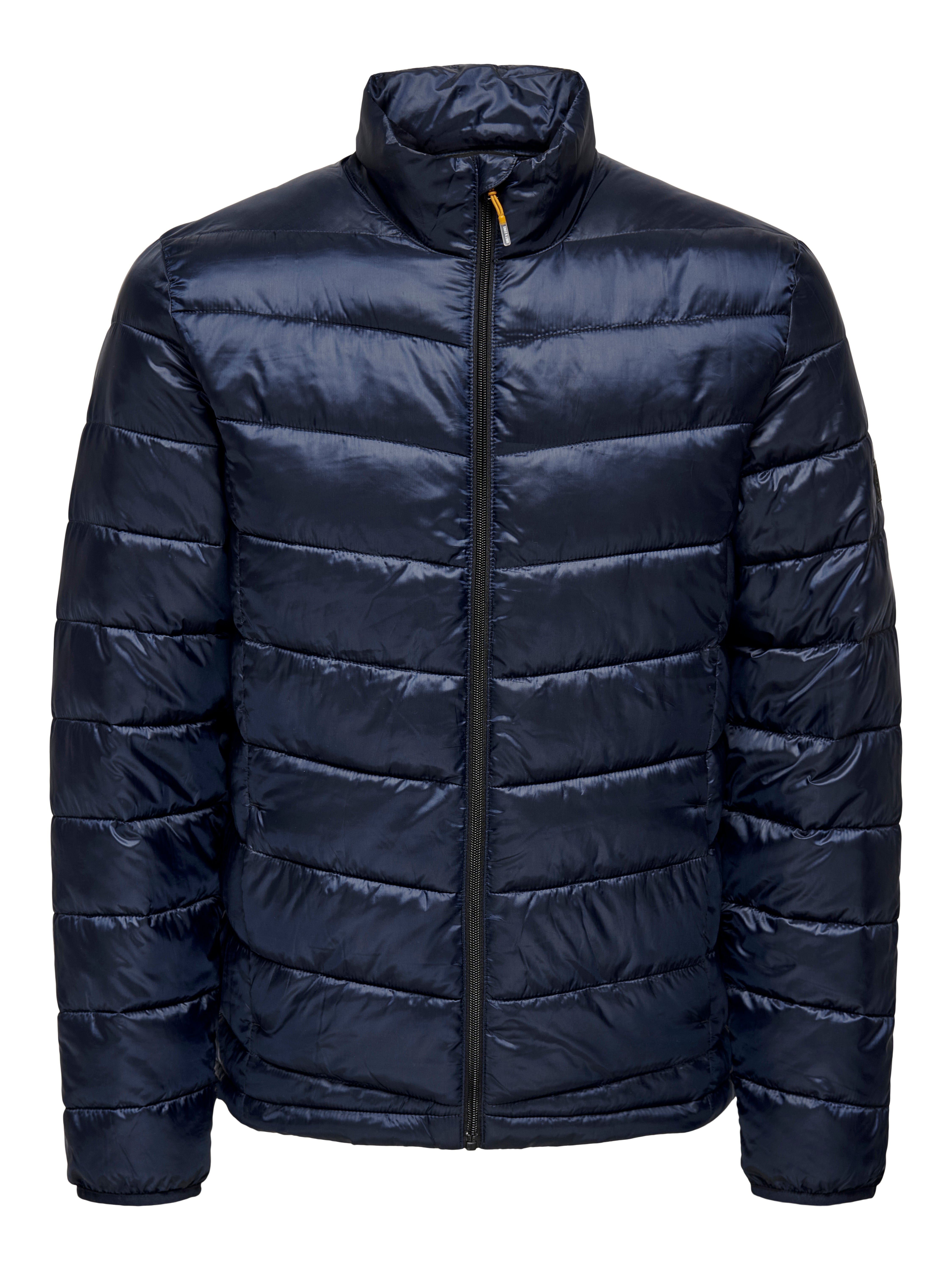 Navy blue deals quilted jacket