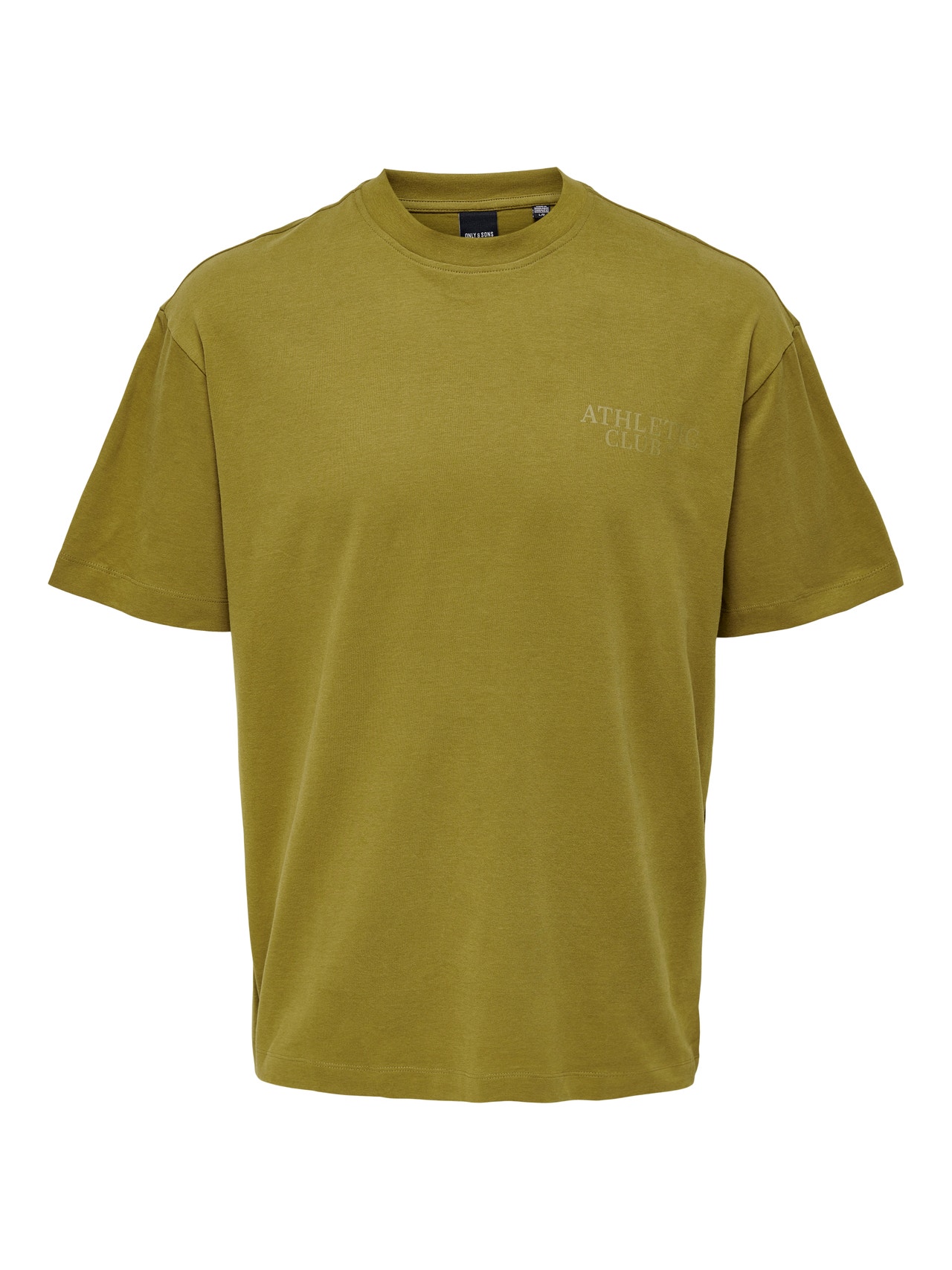 ONLY & SONS Regular Fit Round Neck T-Shirt -Plantation - 22023094