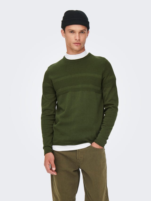 ONLY & SONS Rundhals Pullover - 22023124