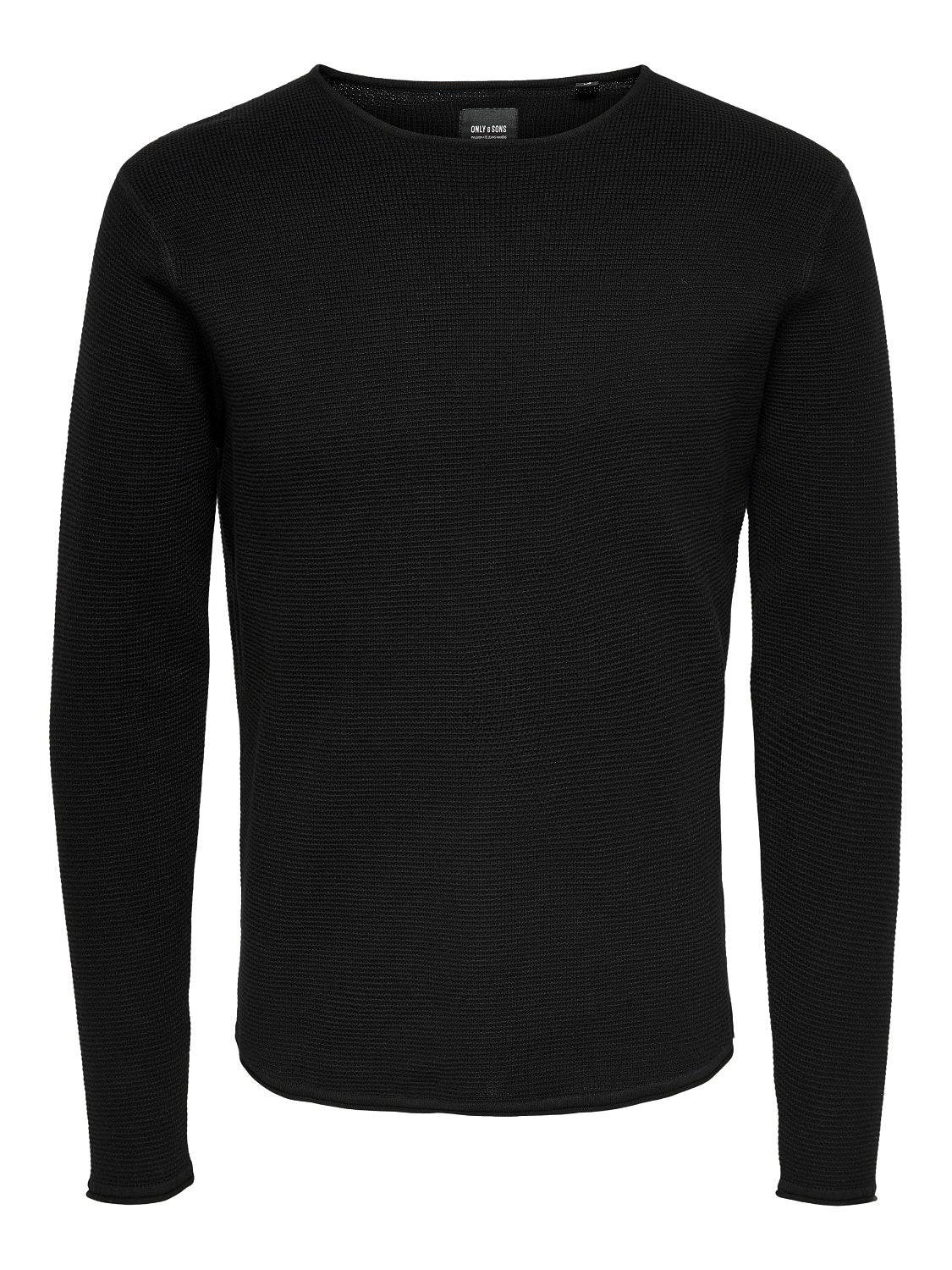 Solid sale black sweater