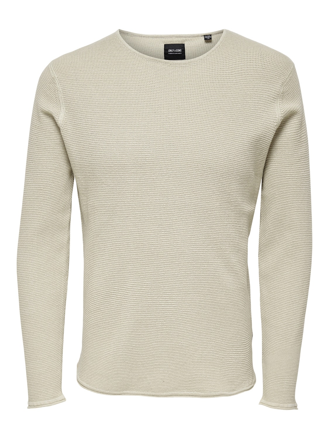 ONLY & SONS O-ringning Pullover -Silver Lining - 22023133