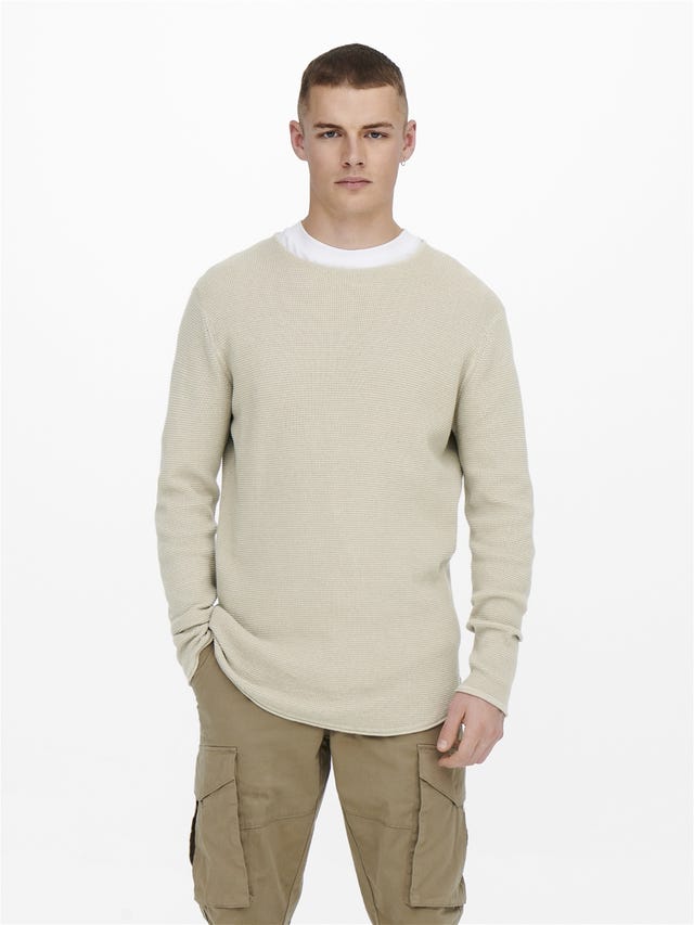 ONLY & SONS O-Neck Pullover - 22023133