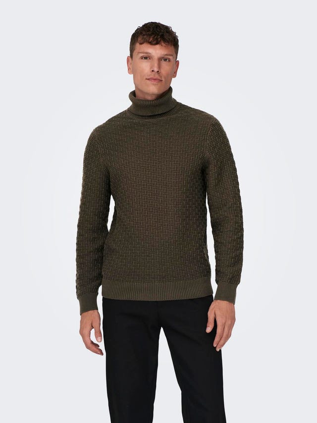 ONLY & SONS Roll neck Pullover - 22023177