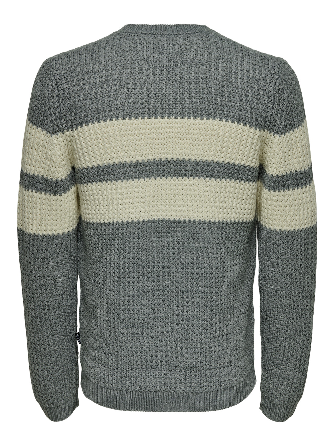 ONLY & SONS Pull-overs Col ras du cou -Medium Grey Melange - 22023195