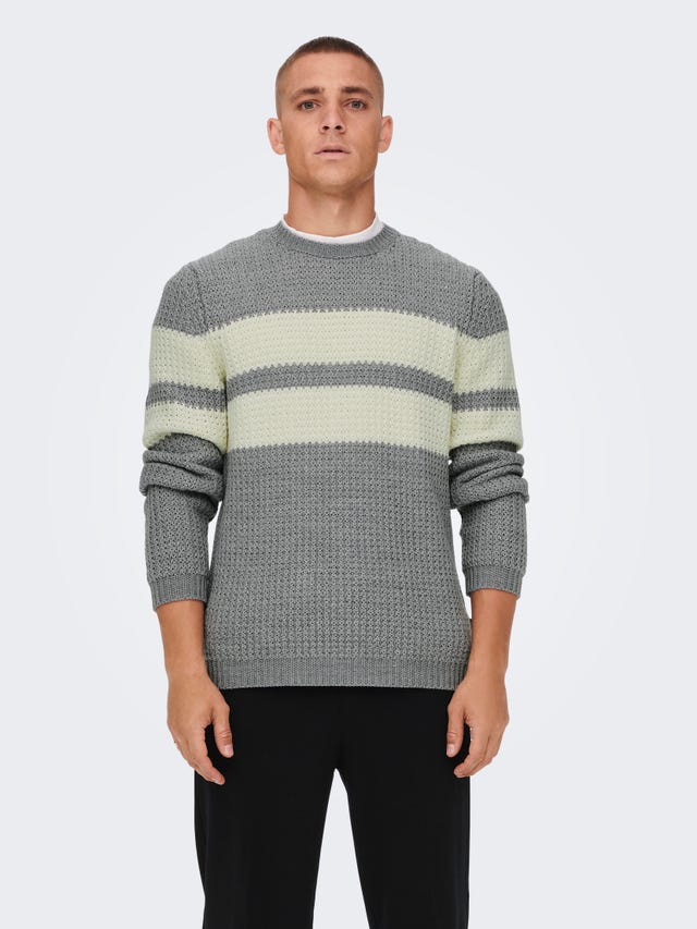 ONLY & SONS Ronde hals Pullover - 22023195