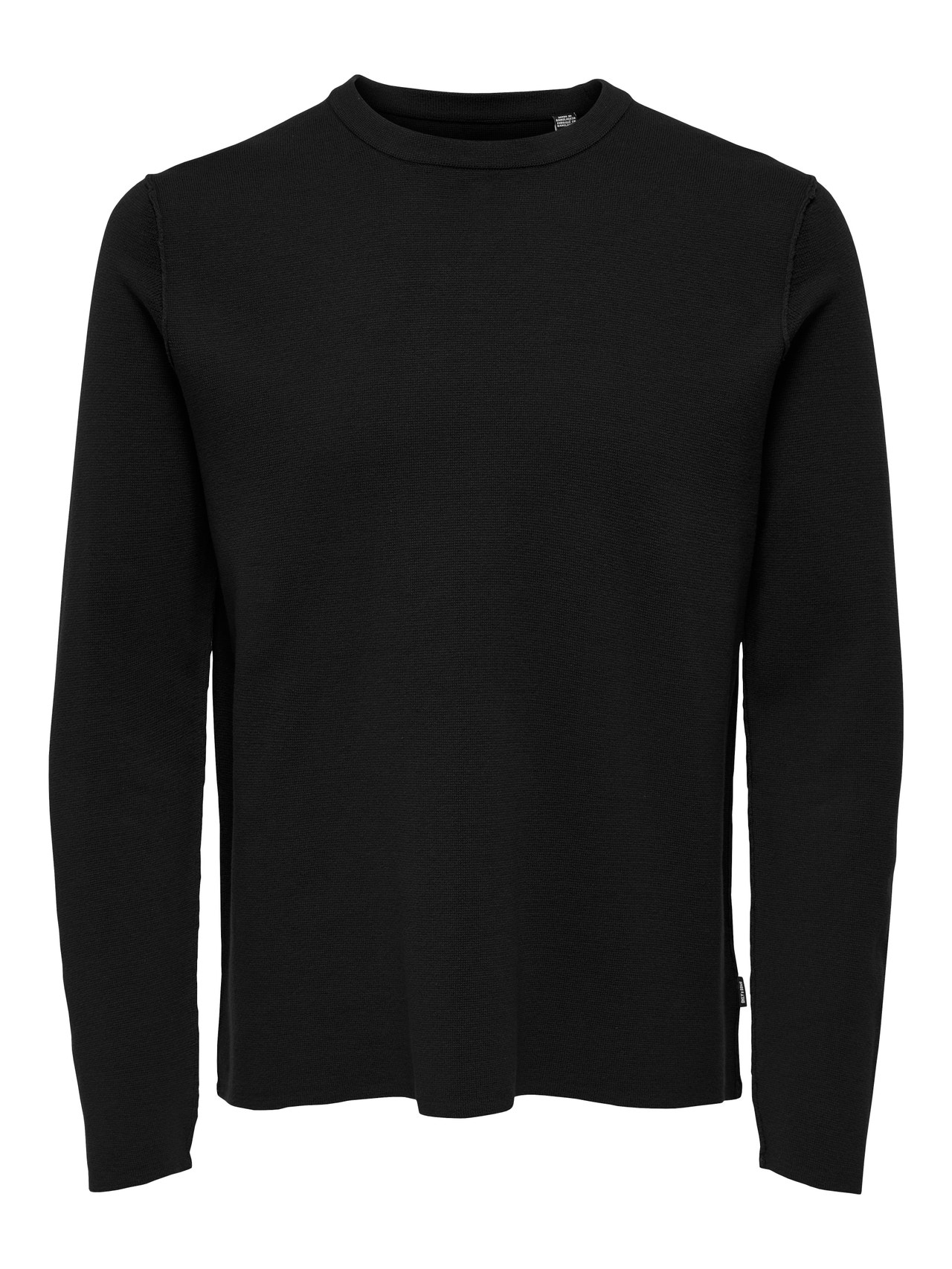 ONLY & SONS O-ringning Pullover -Black - 22023200