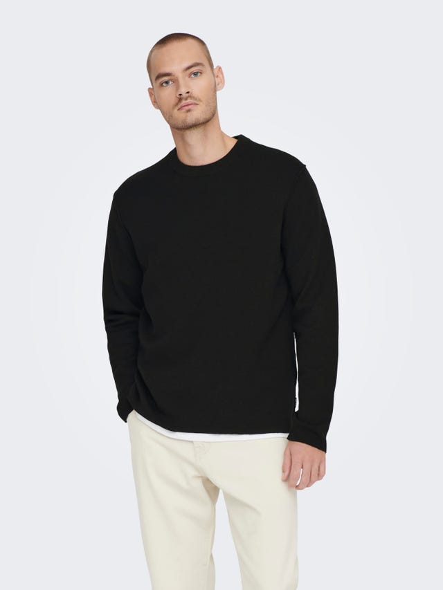 ONLY & SONS O-hals Pullover - 22023200