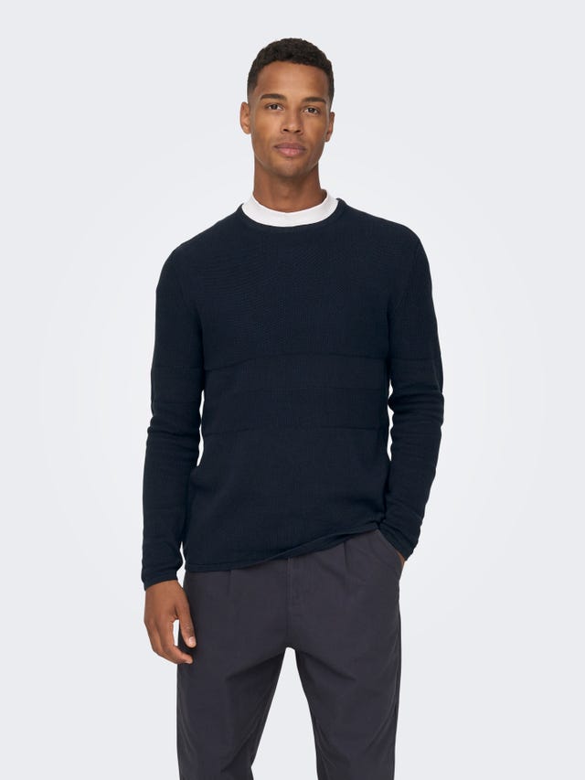 ONLY & SONS O-Neck Pullover - 22023201