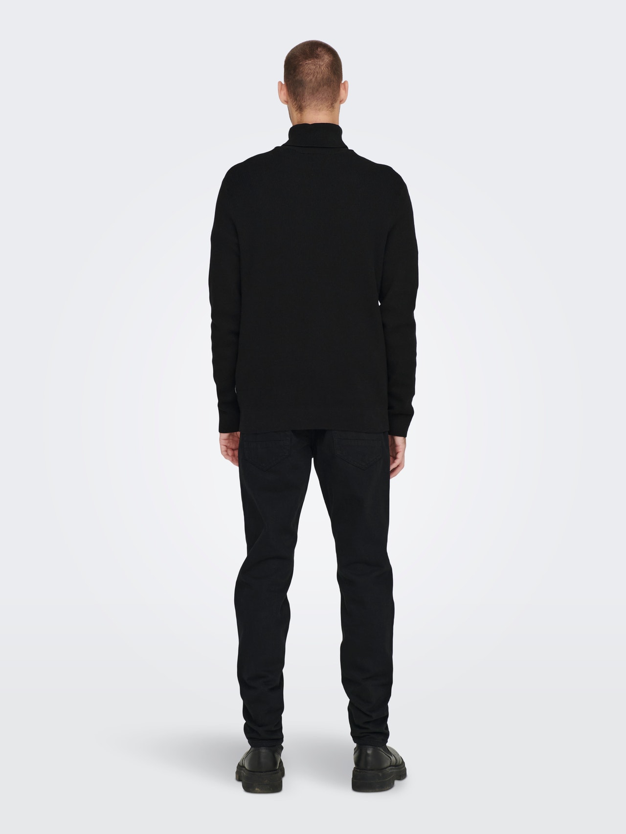 ONLY & SONS Pull-overs Col roulé -Black - 22023202