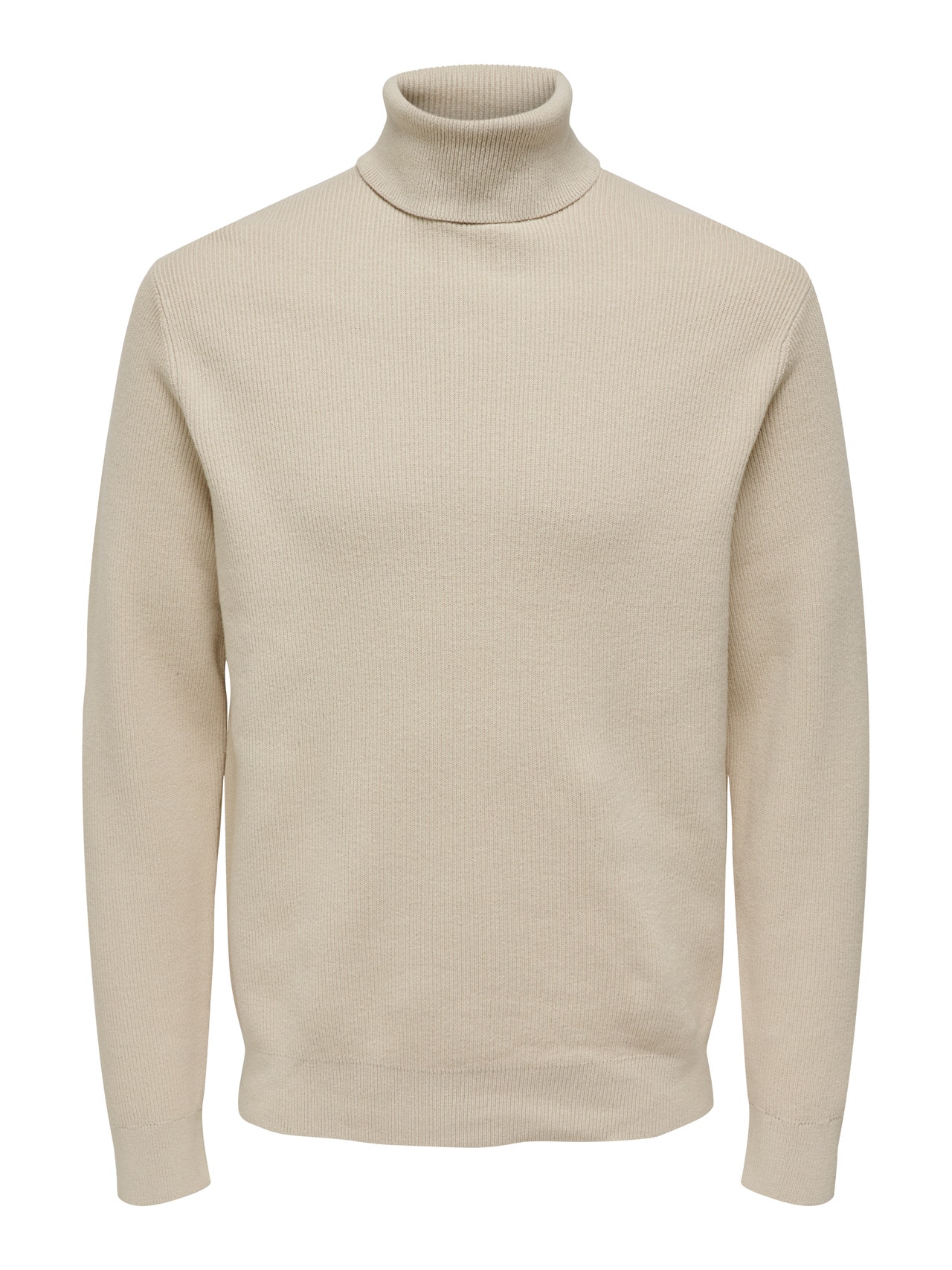 ONLY & SONS Roll neck Pullover -Silver Lining - 22023202