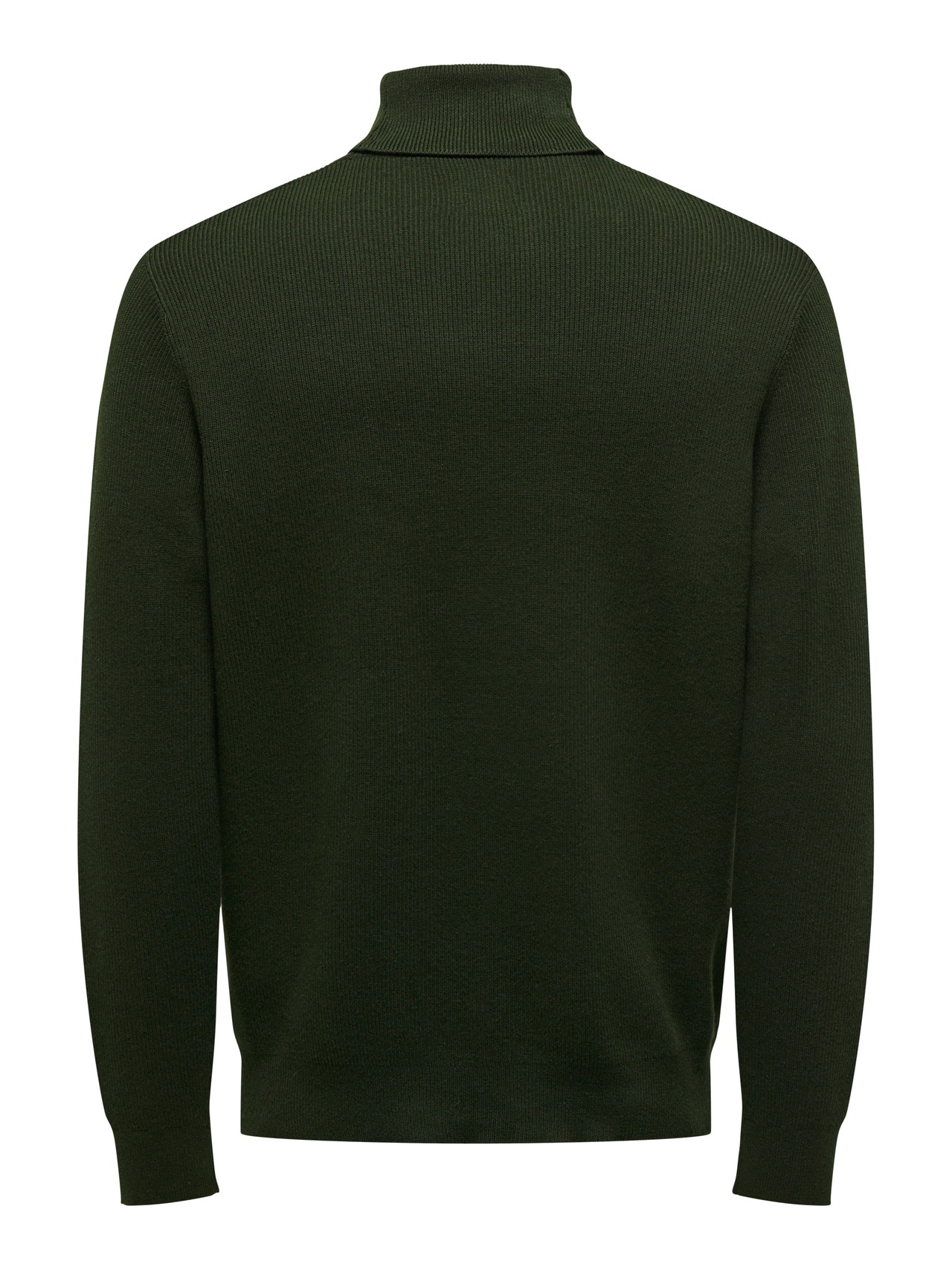 ONLY & SONS Roll neck knitted pullover -Rosin - 22023202