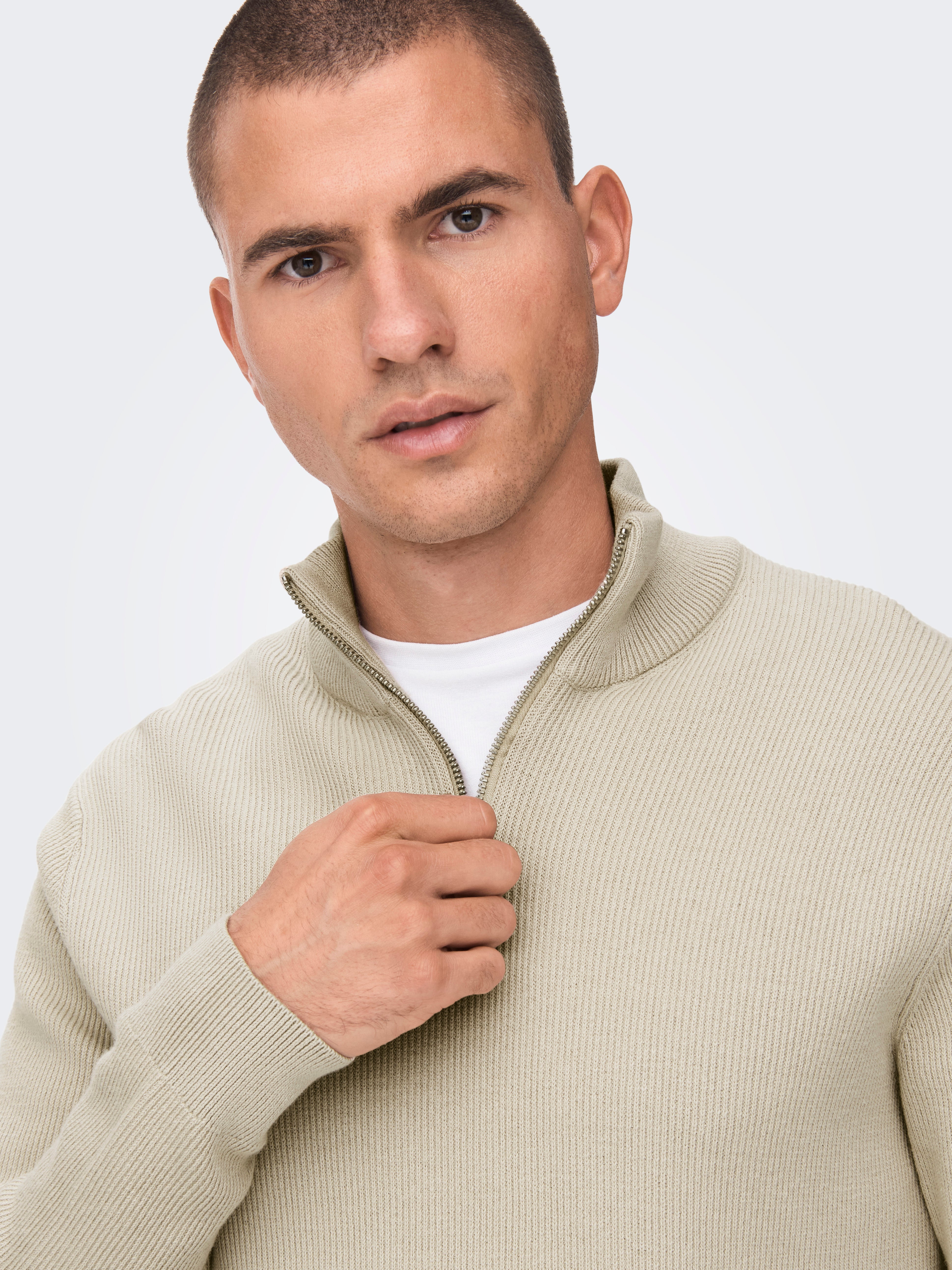 ONSPHIL Pullover | Light Grey | ONLY & SONS®