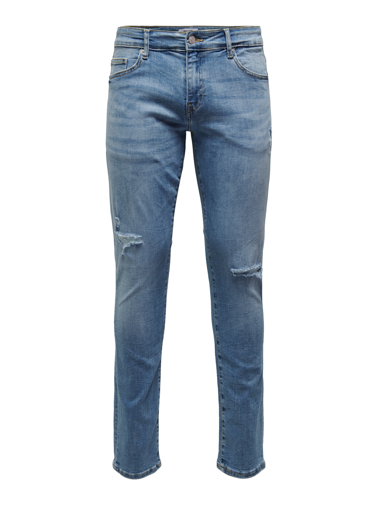 ONLY & SONS Slim Fit Regular rise Jeans -Blue Denim - 22023230