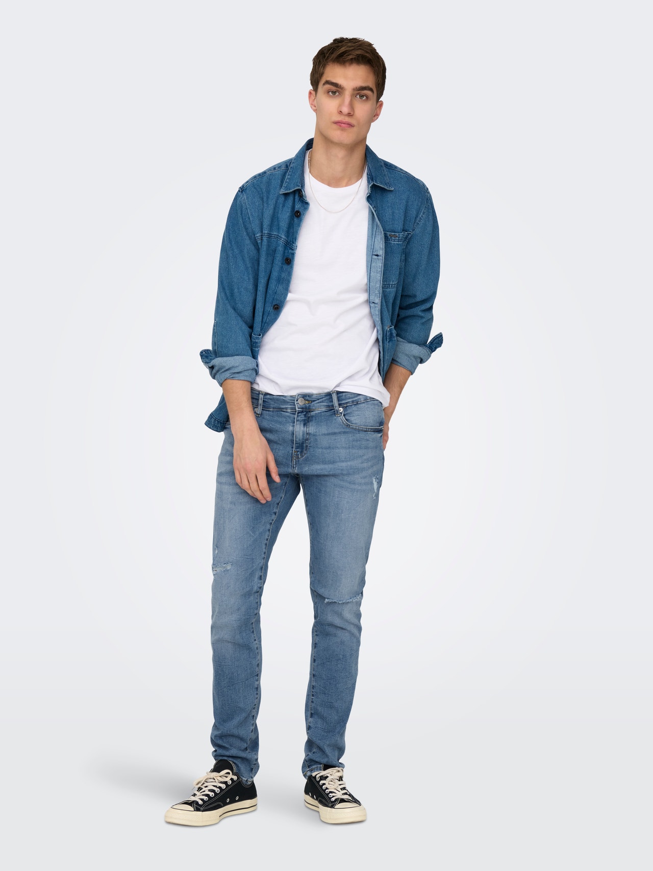 ONLY & SONS Jeans Slim Fit Taille classique -Blue Denim - 22023230
