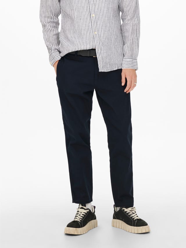 ONLY & SONS Tapered Fit Mid waist Chinos - 22023286