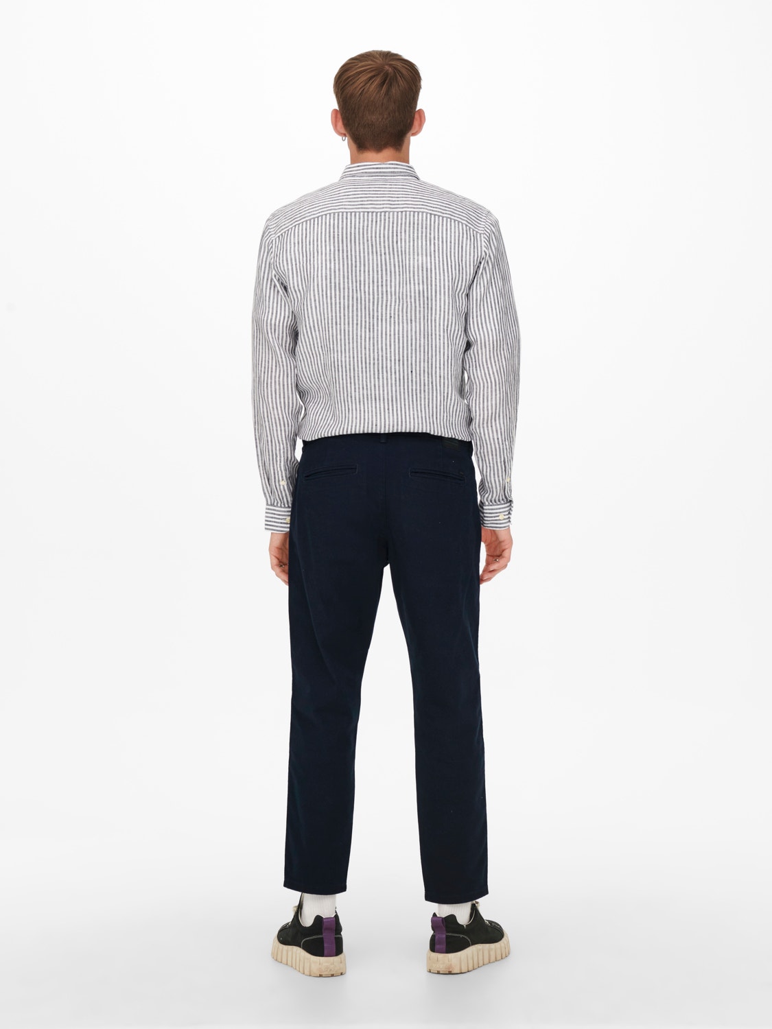 ONLY & SONS Chinos Tapered Fit Taille moyenne -Night Sky - 22023286