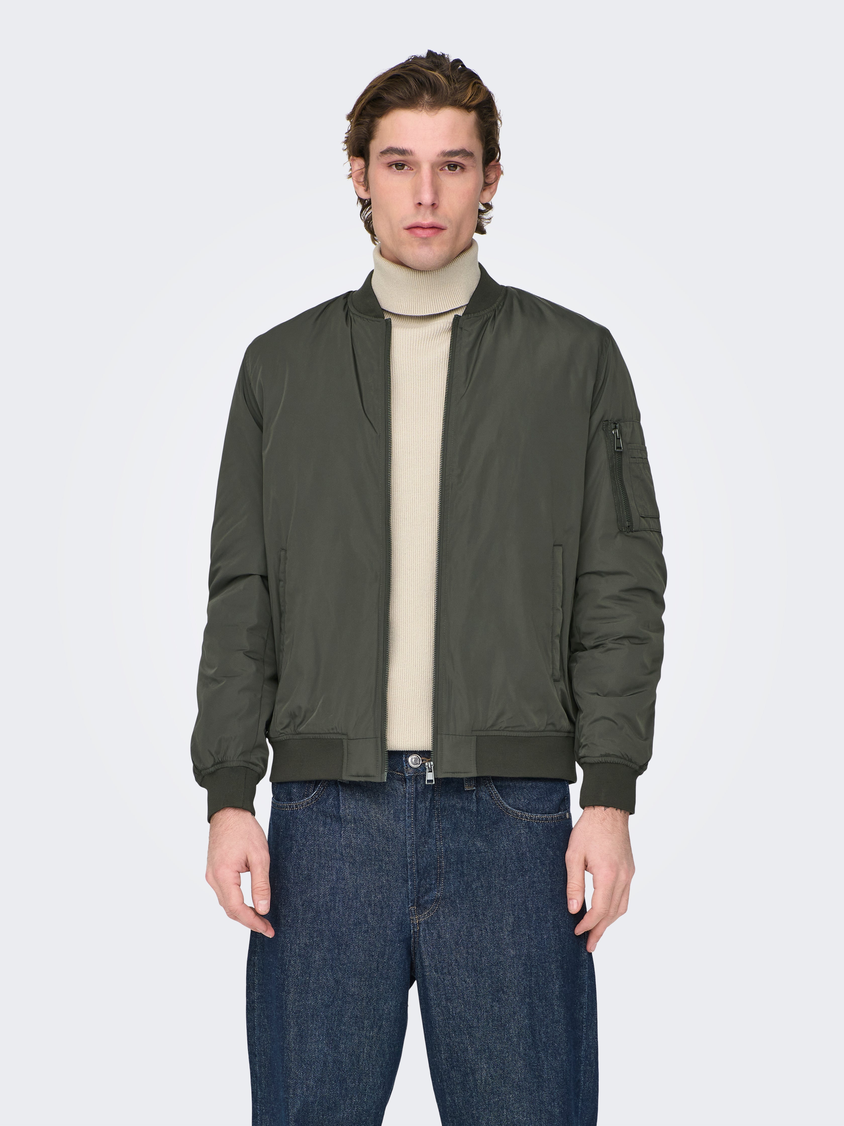 Only & sons bomber jacket best sale