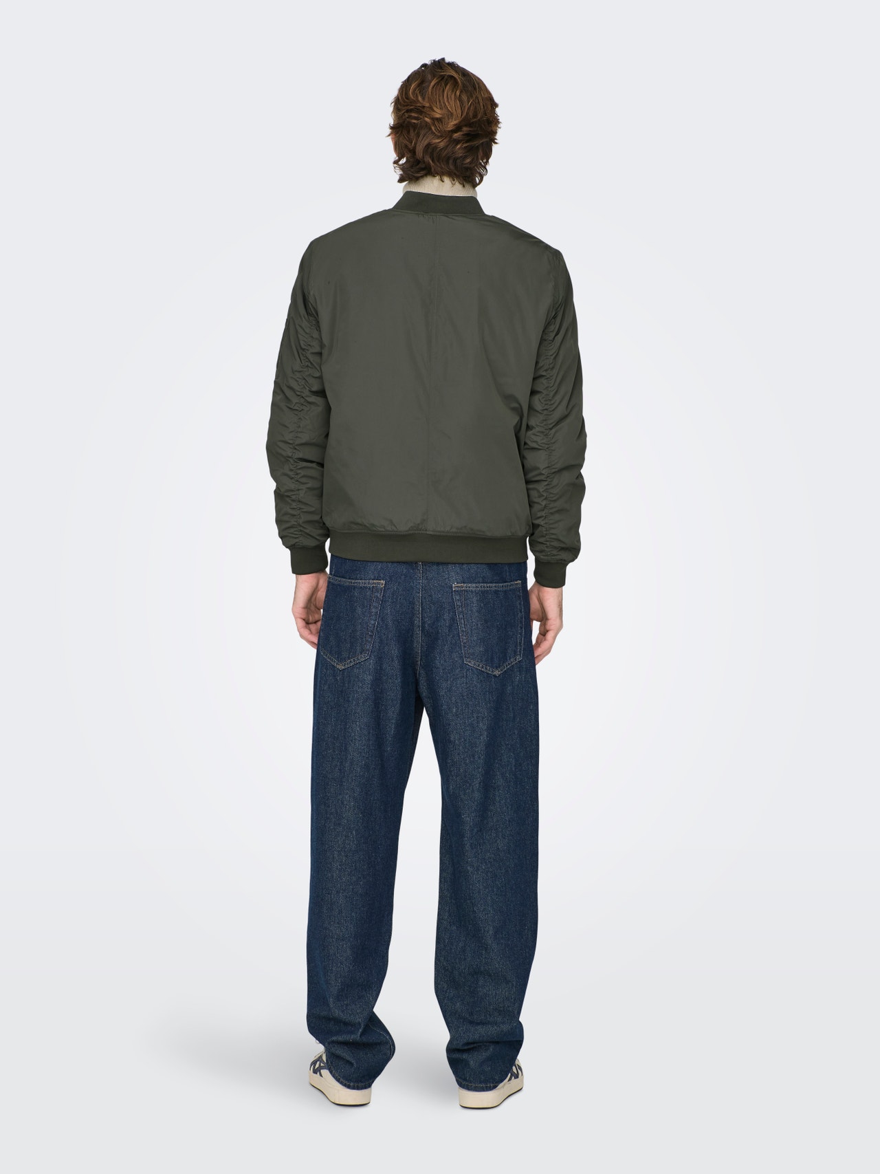 ONLY & SONS Baseball Ribbed cuffs Jacket -Peat - 22023287