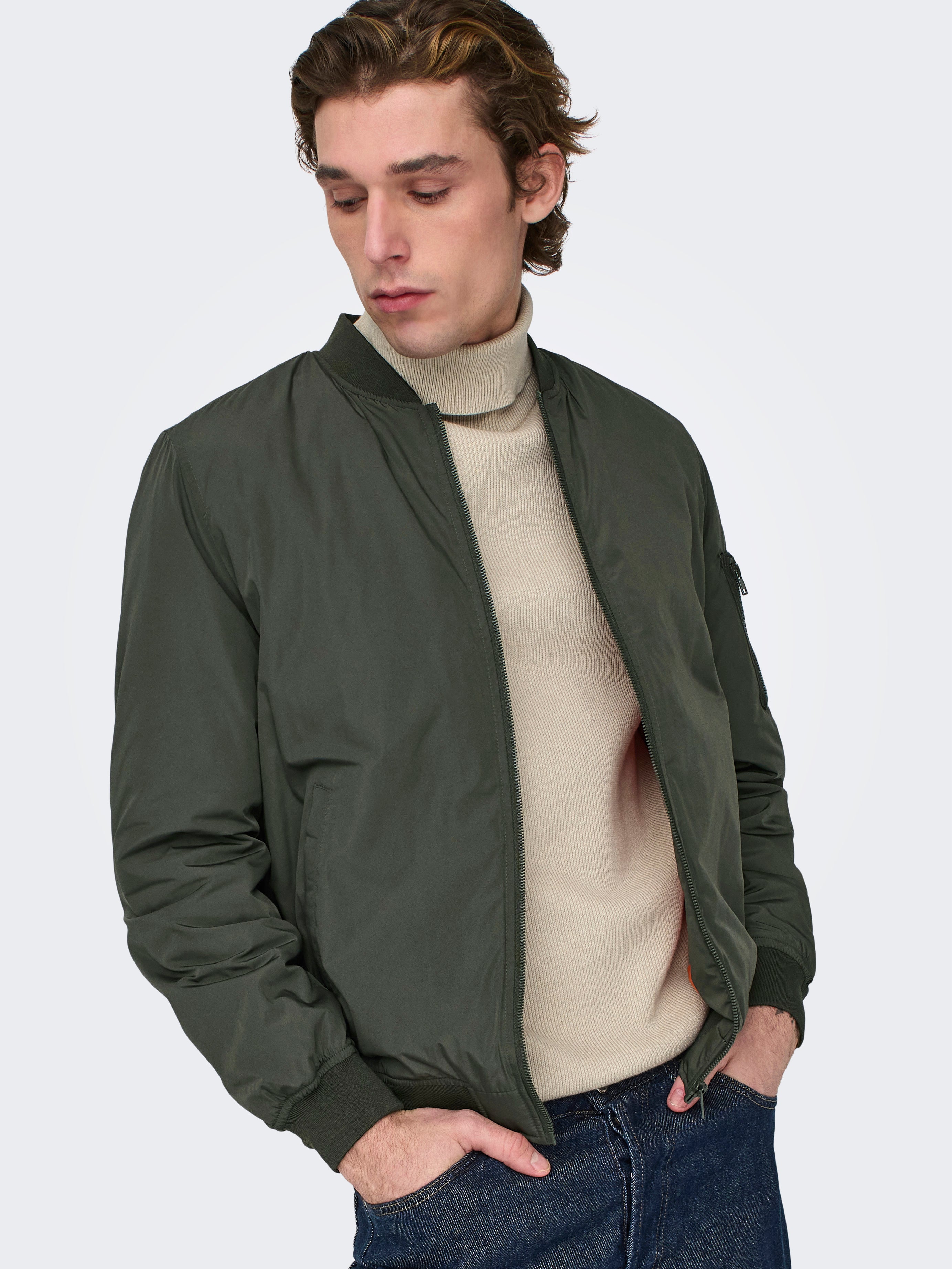 Only and sons bomber jacket hotsell