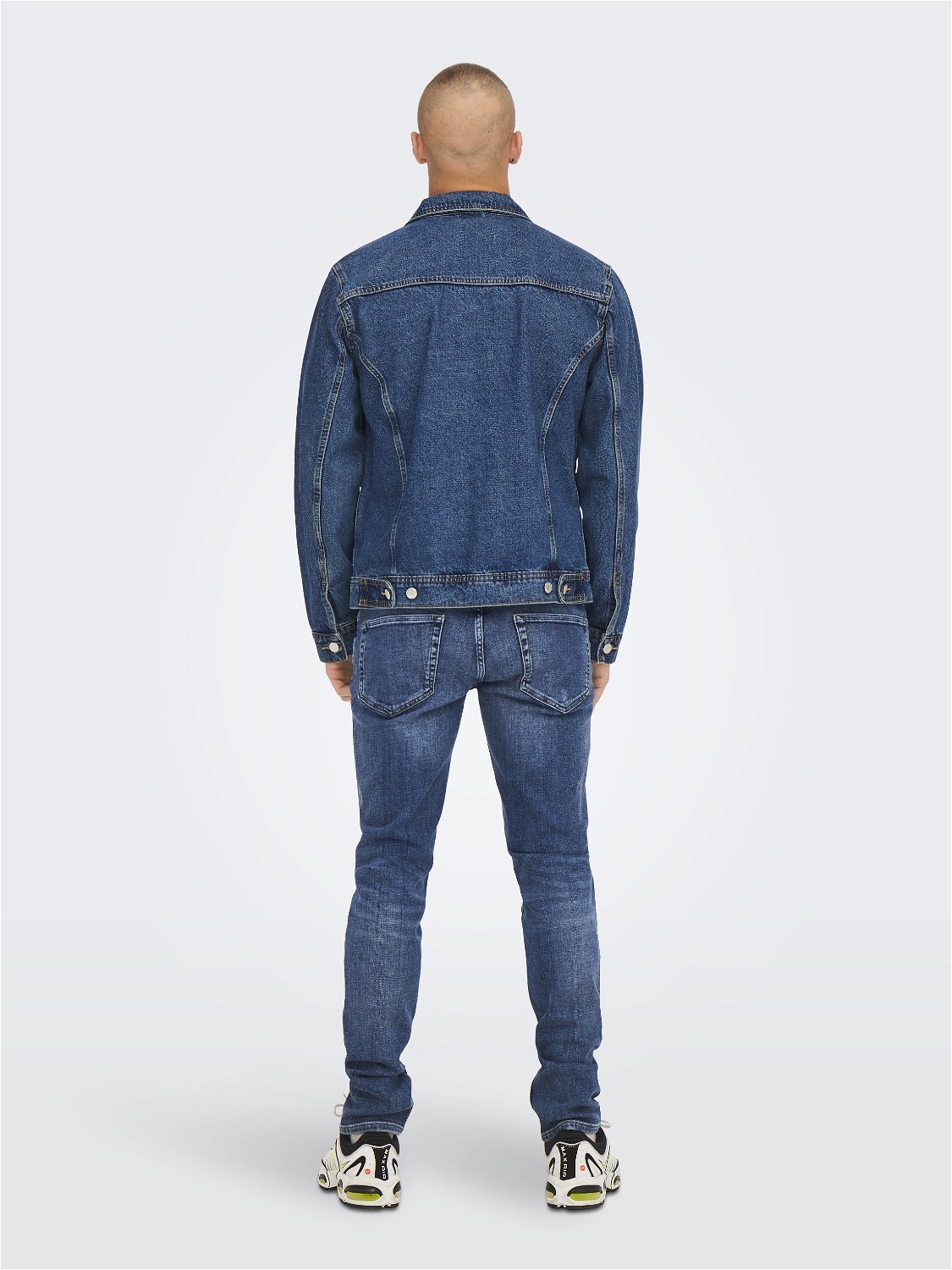 ONLY & SONS Slim Fit Mid waist Jeans -Blue Denim - 22023292