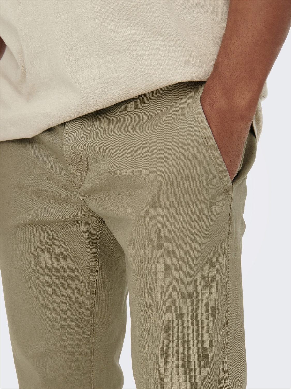 ONLY & SONS Chinos Slim Fit -Chinchilla - 22023323