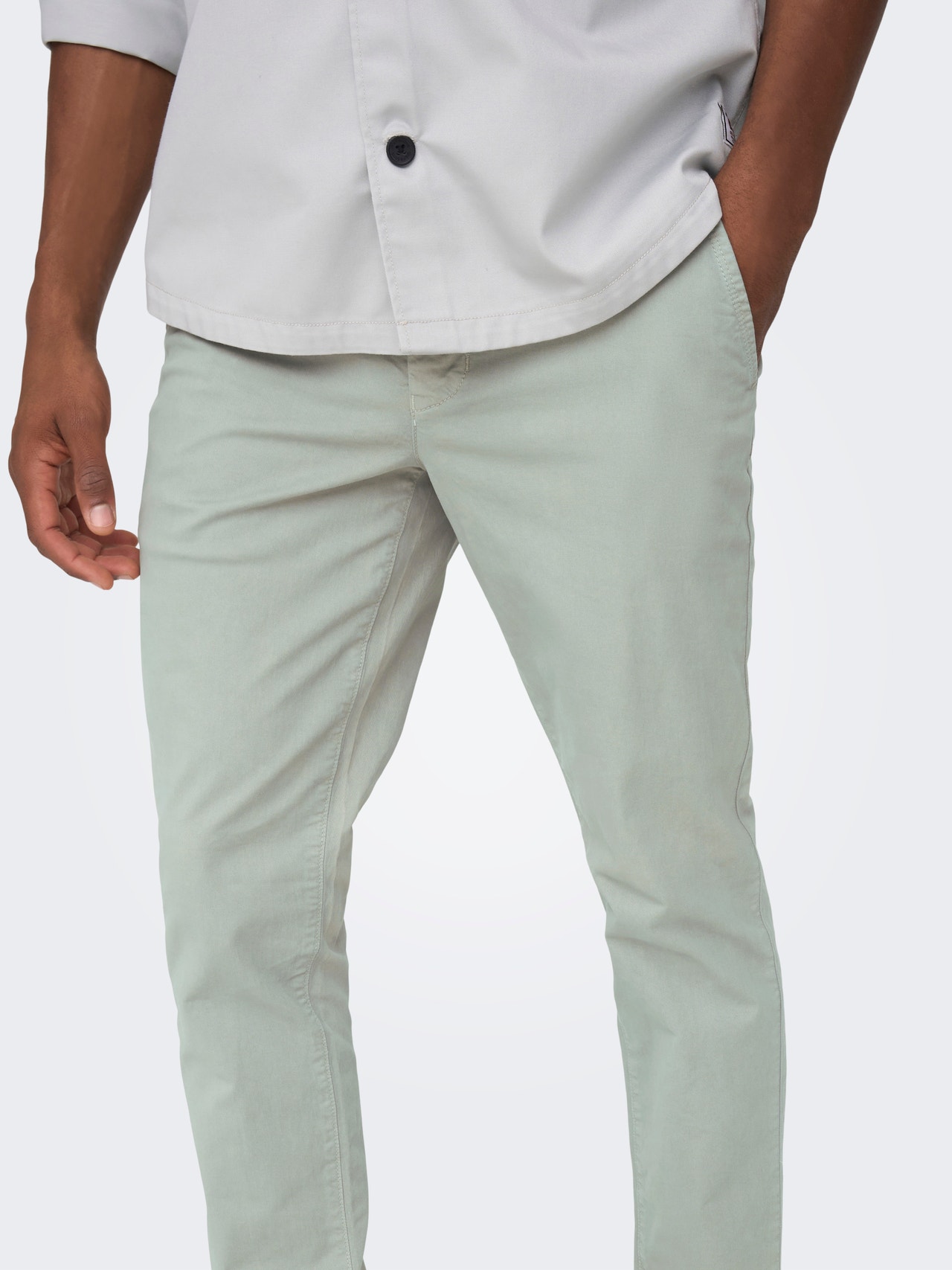 ONLY & SONS Slim fit chinos -Limestone - 22023323