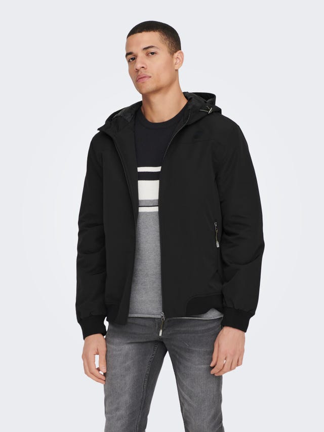 ONLY & SONS Hood with string regulation Jacket - 22023335
