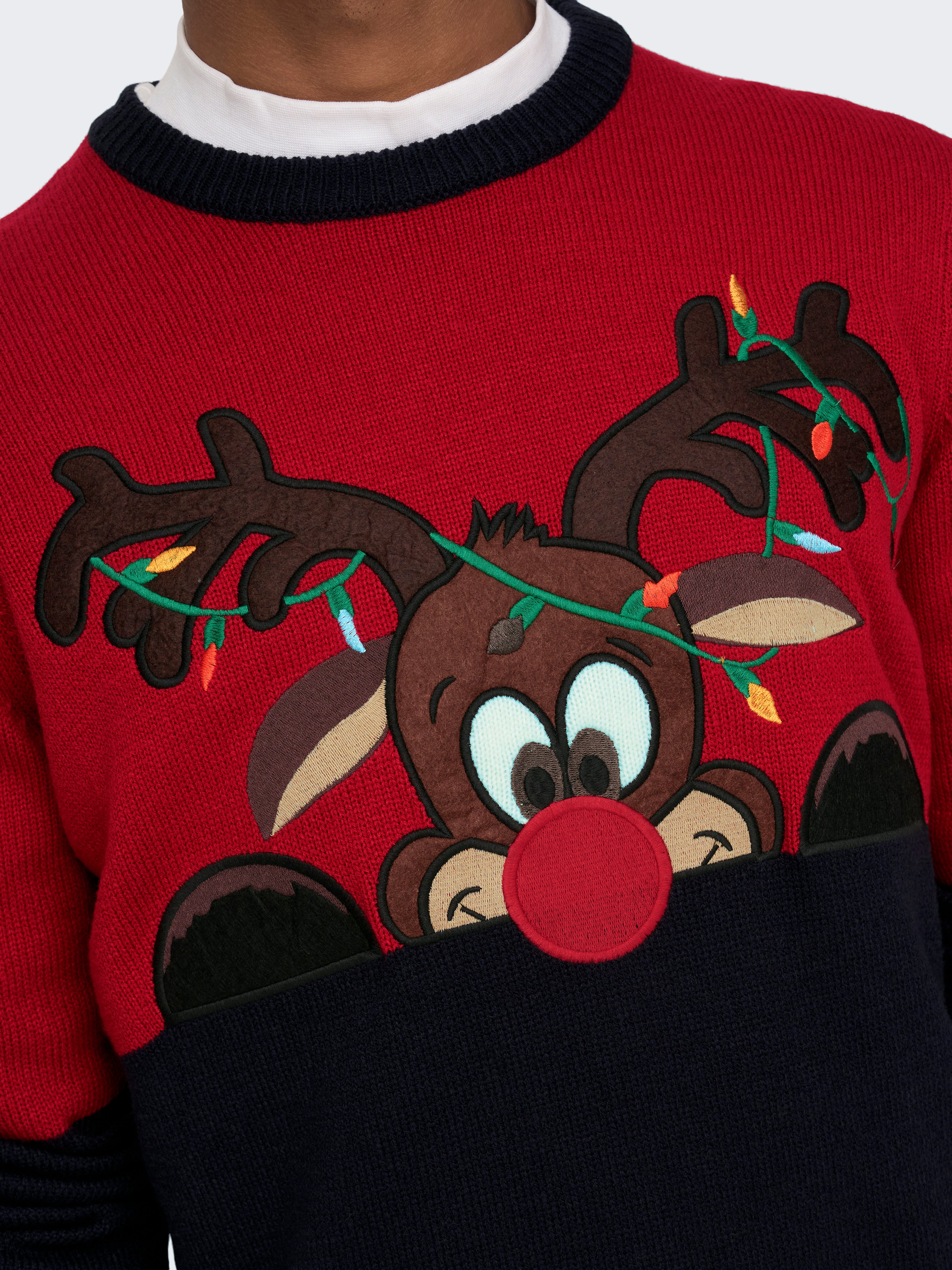 Only & sons sales christmas sweater