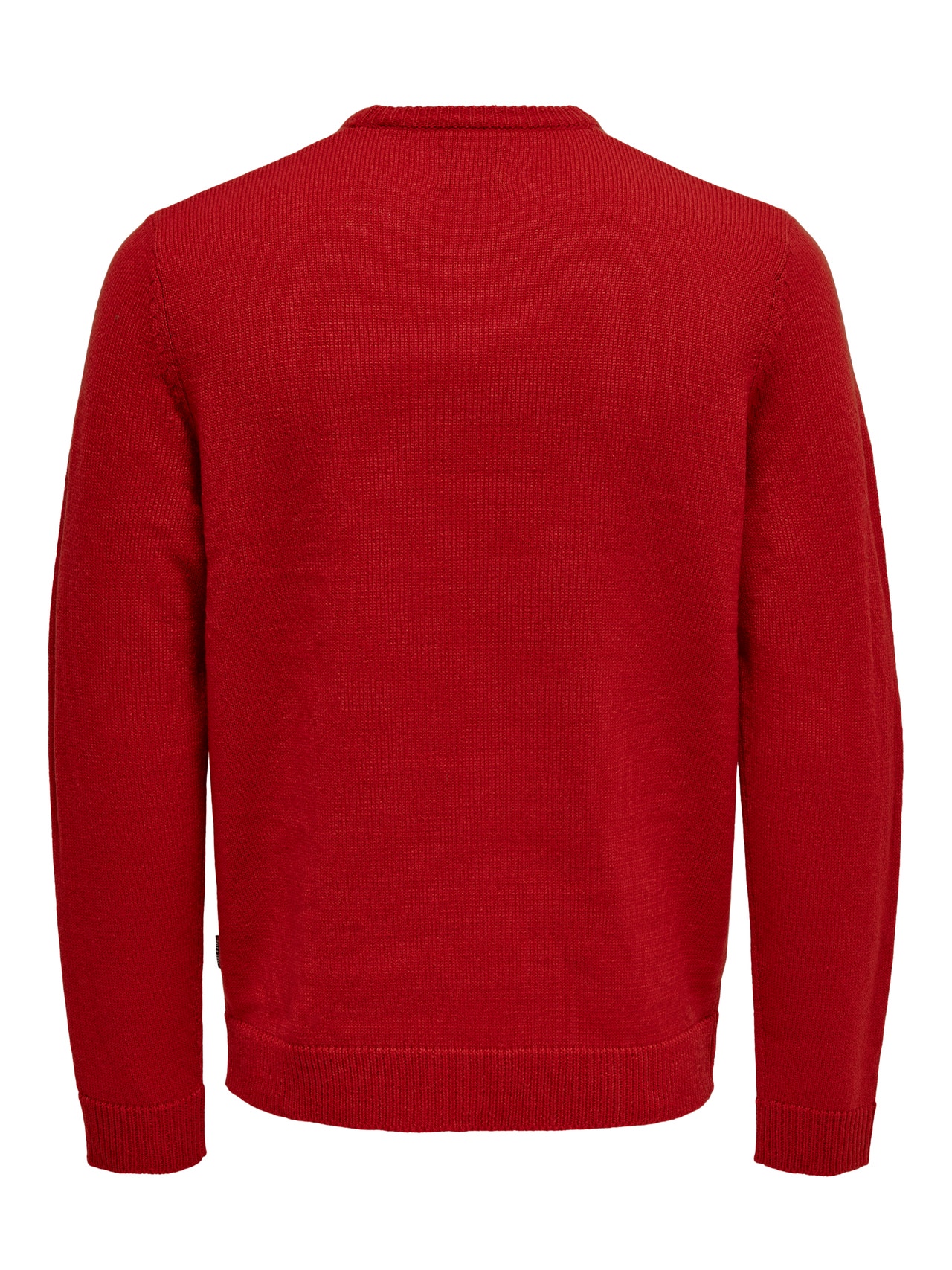 ONLY & SONS Christmas knitted pullover -Pompeian Red - 22023347