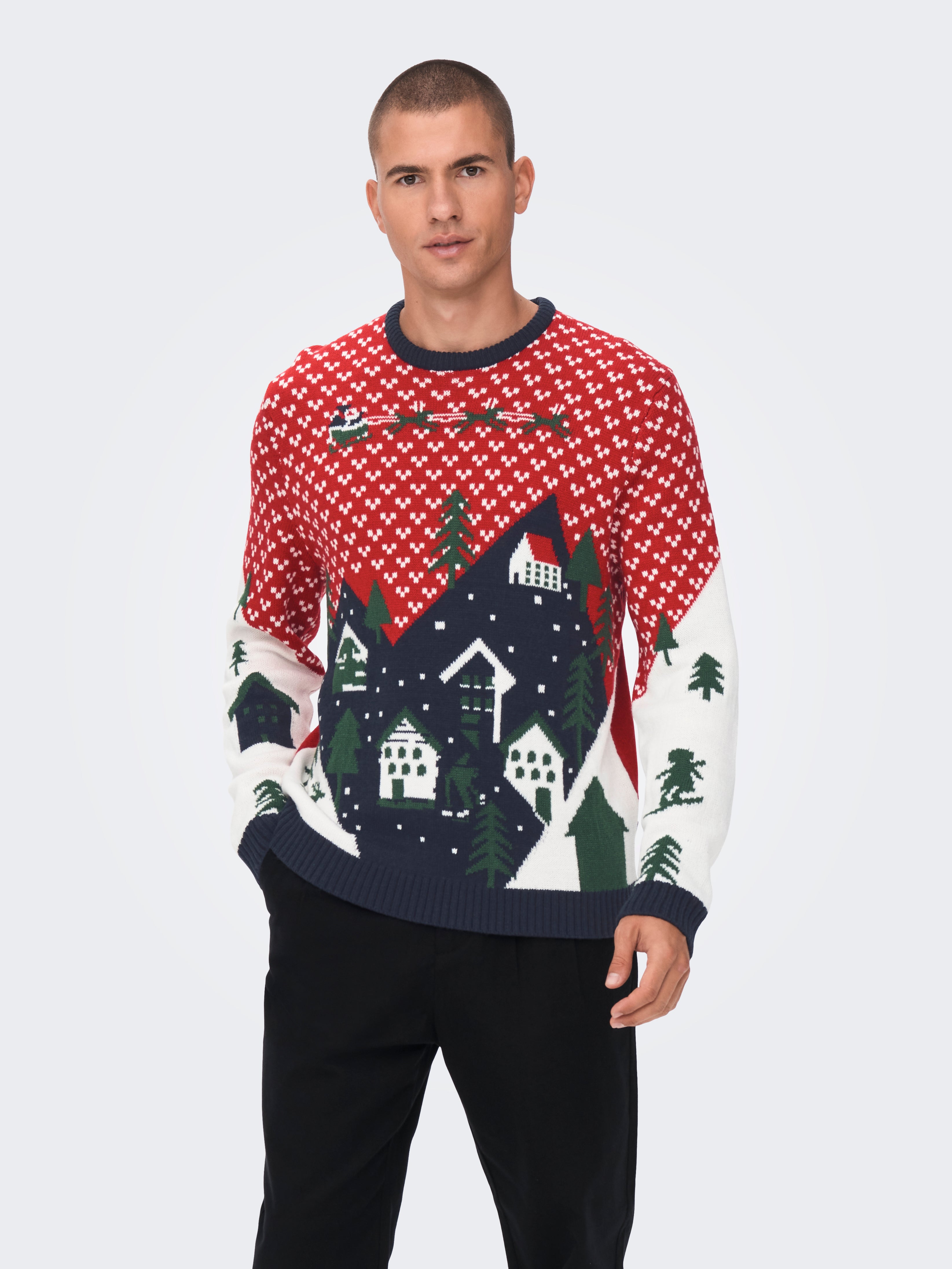 Mens christmas hotsell sweaters near me