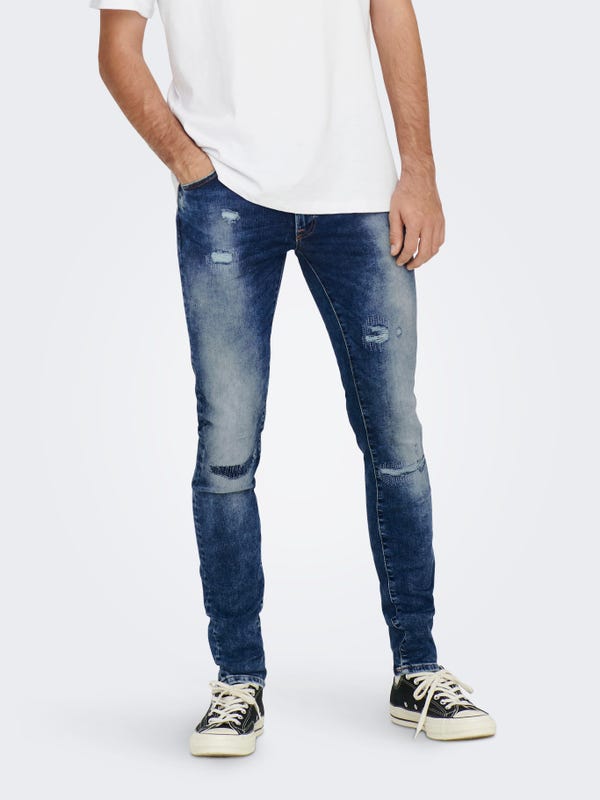 fluweel Van storm mini Men's Jeans: Black, Blue & More | ONLY & SONS