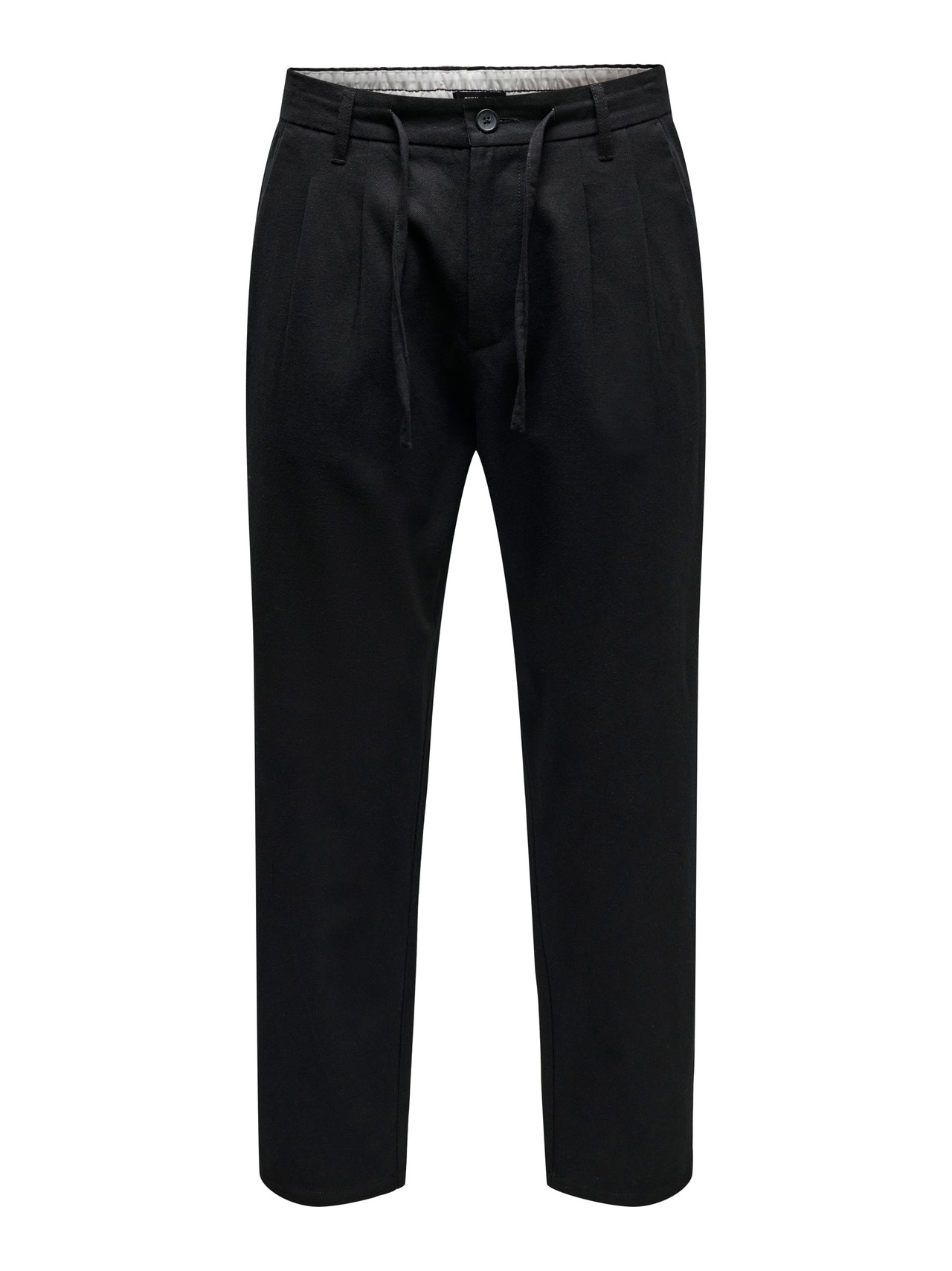 ONLY & SONS Tapered Fit Chinos -Black - 22023478