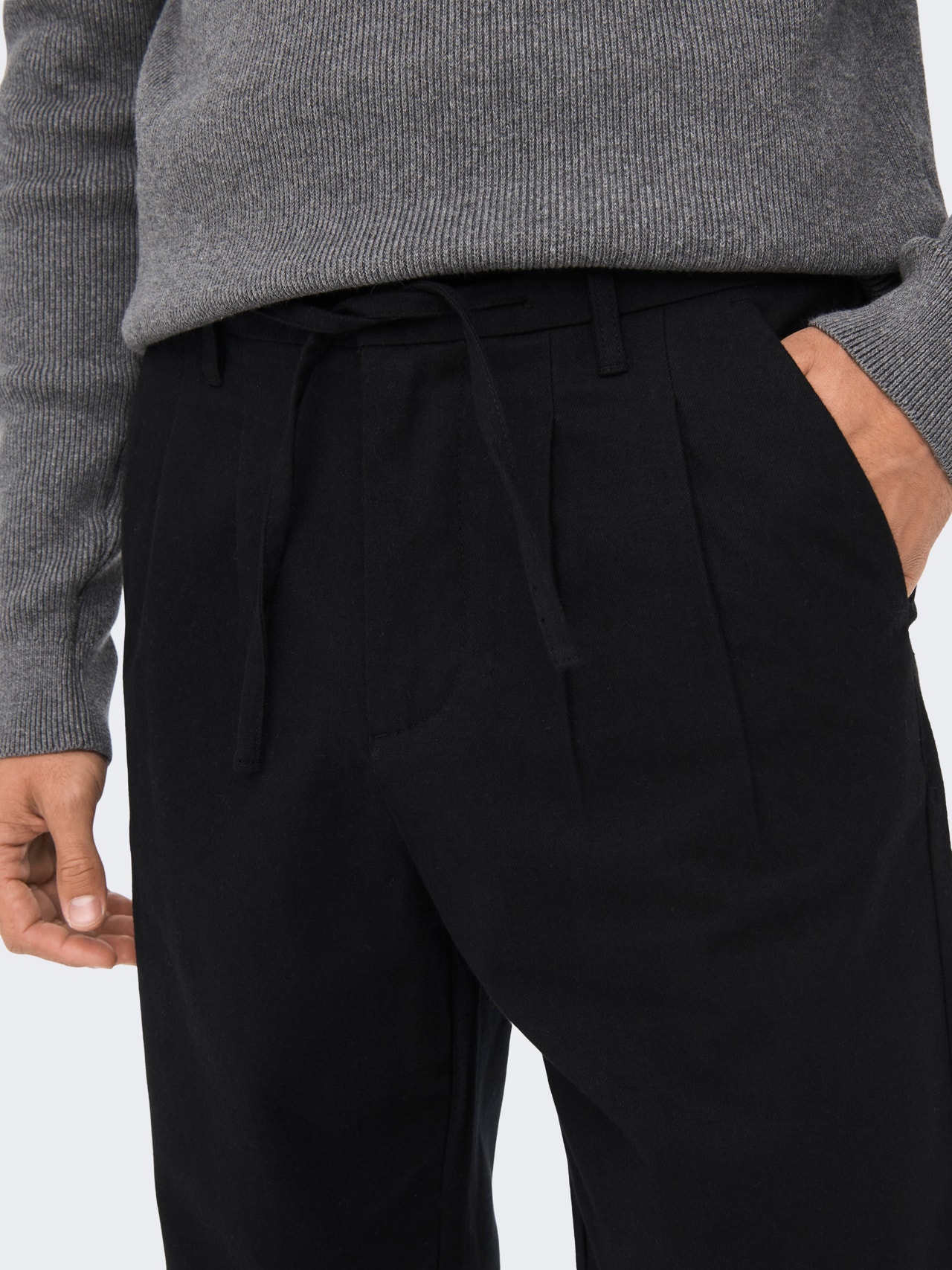 ONLY & SONS Pantalones chinos Corte tapered -Black - 22023478