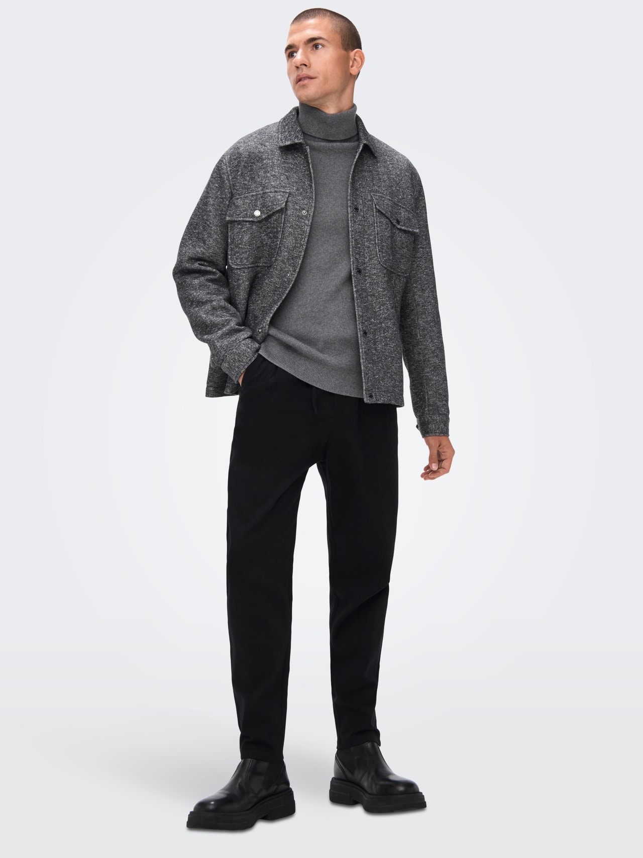 ONLY & SONS Tapered fit Chino's -Black - 22023478