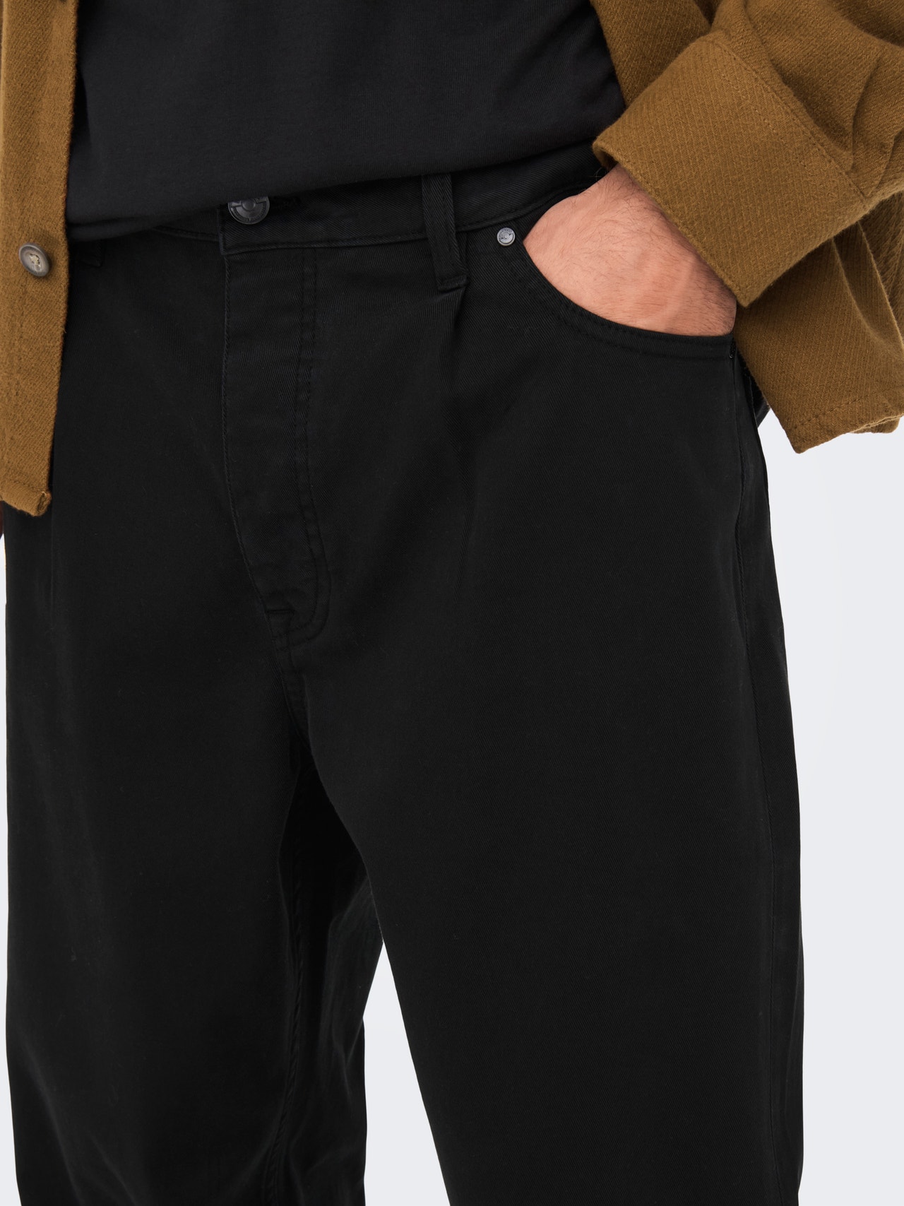ONLY & SONS Loose fit trousers -Black - 22023511