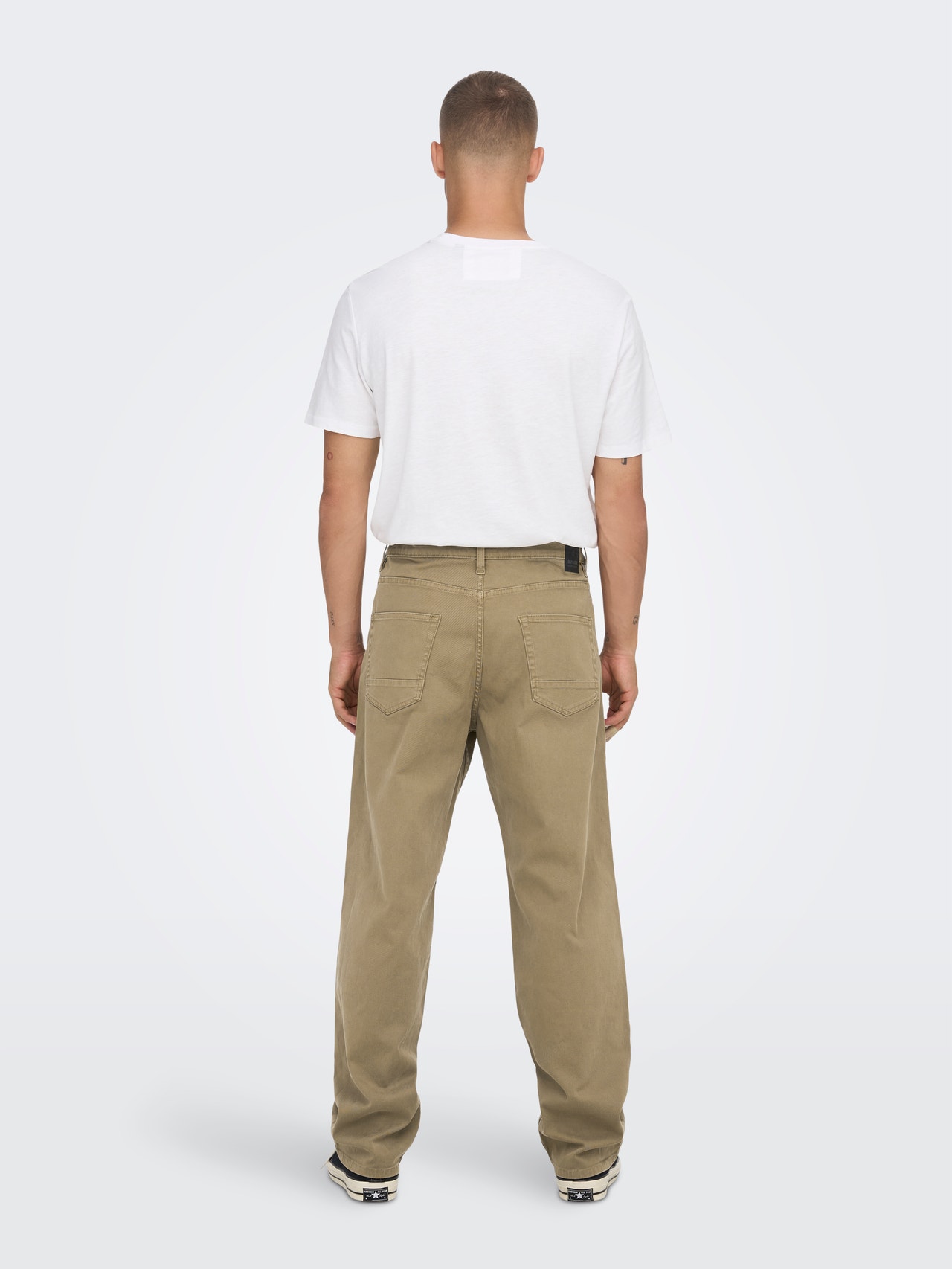 ONLY & SONS Loose fit trousers -Caribou - 22023511