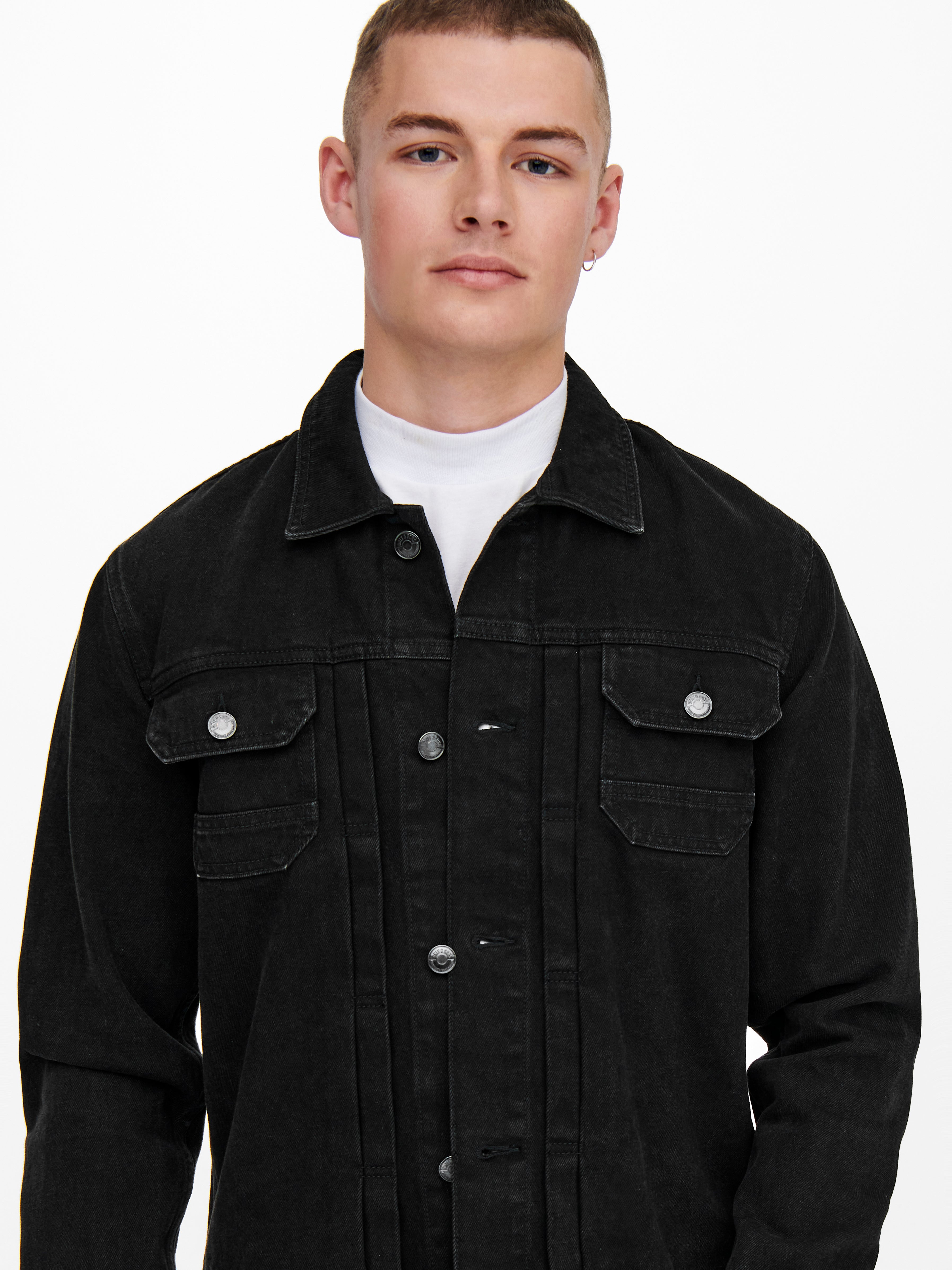 High neck Jacket | Black | ONLY & SONS®