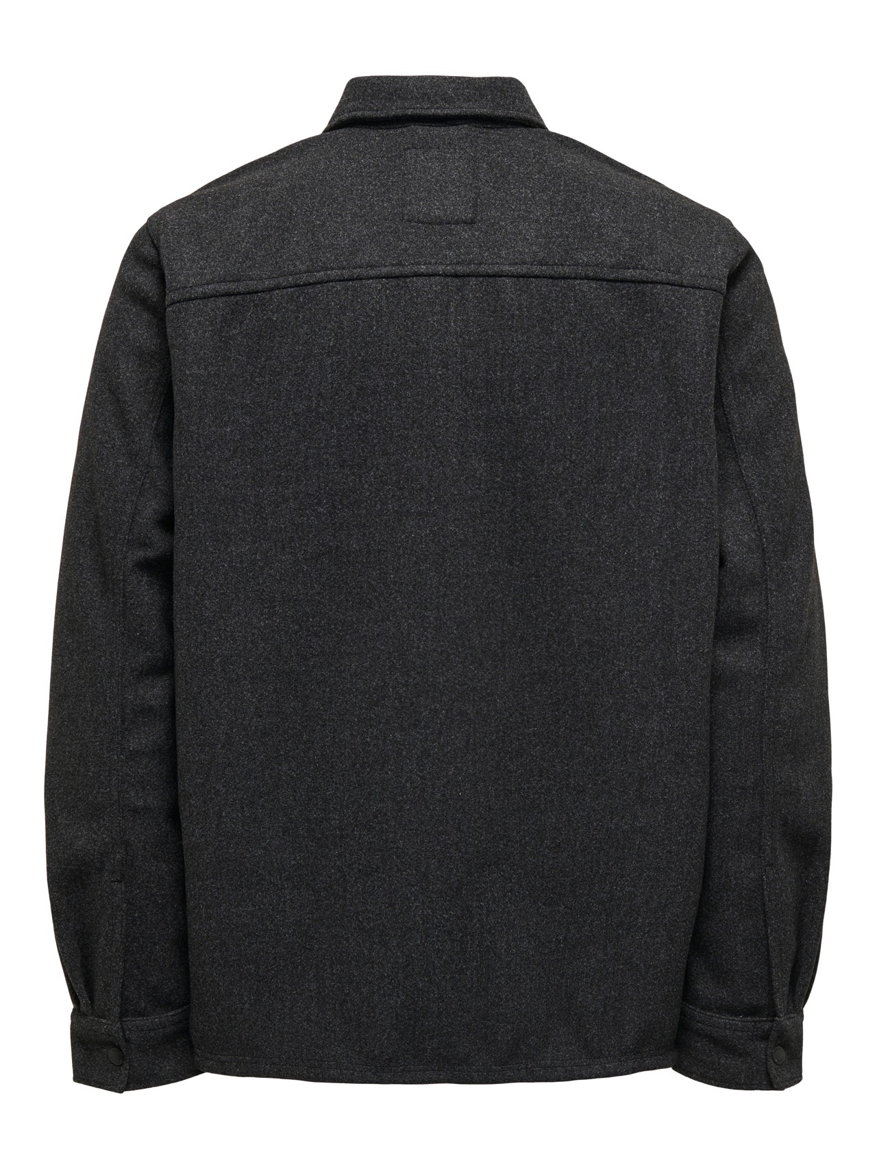 ONLY & SONS Loose fit Overhemd kraag Overhemd -Black - 22023564