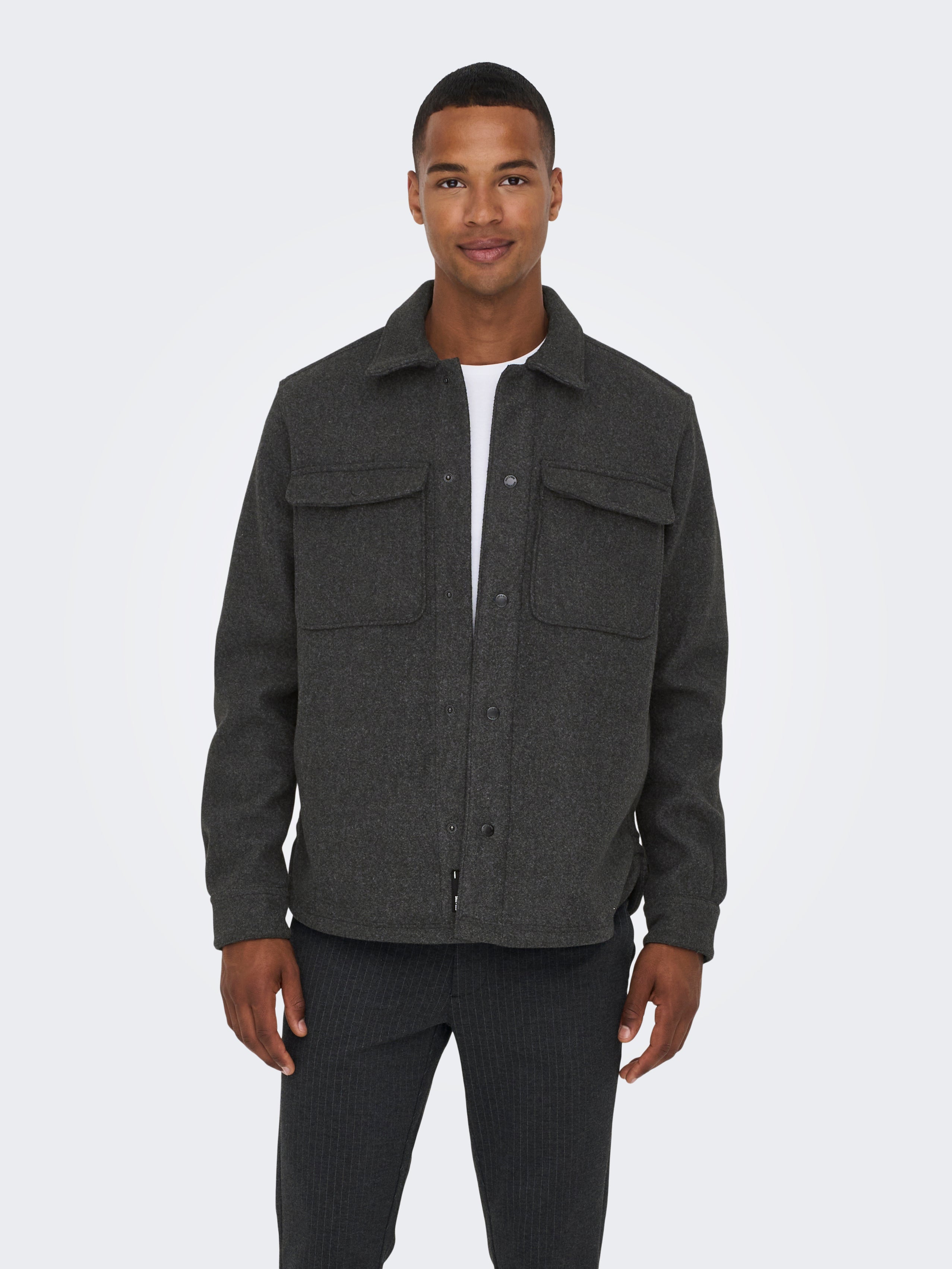 Hood with string regulation Buttoned cuffs Jacket with 30% discount! | ONLY  & SONS®