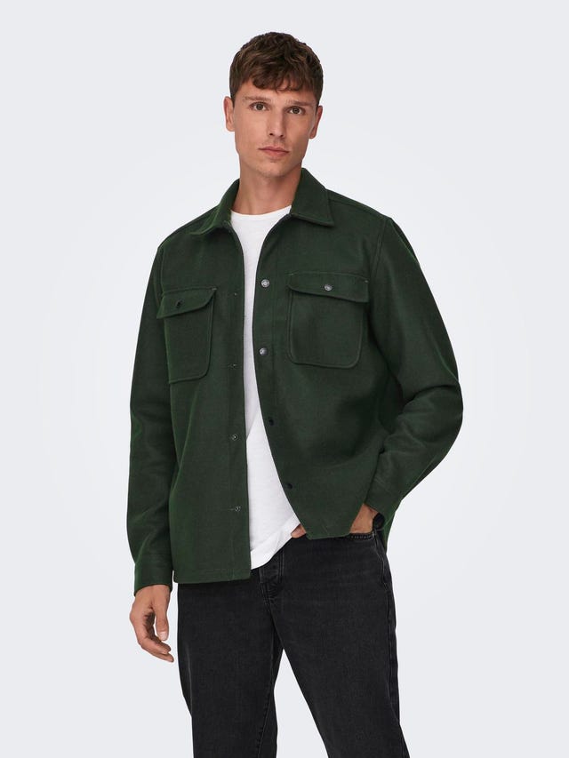 ONLY & SONS Solid overshirt - 22023564