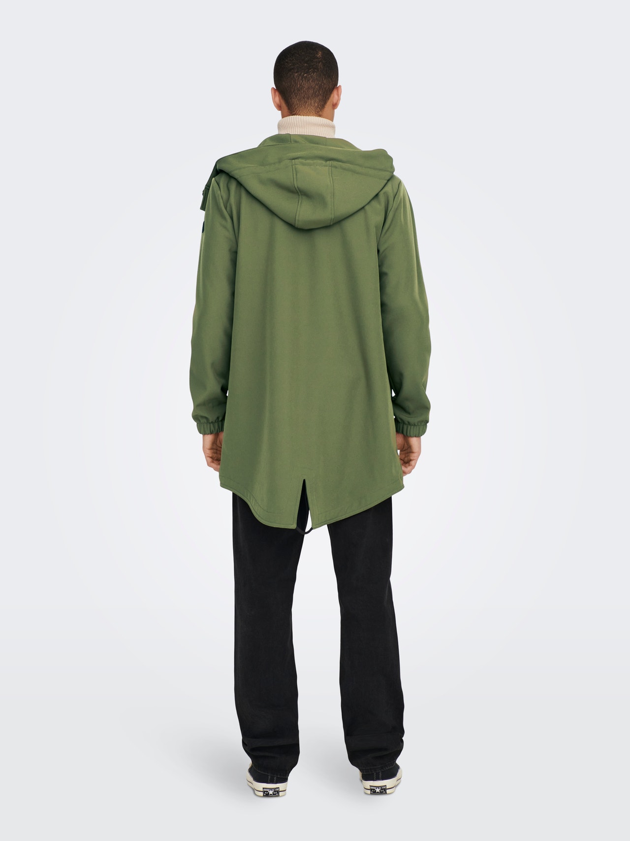 Dark | Long & ONLY | softshell Green SONS® jacket