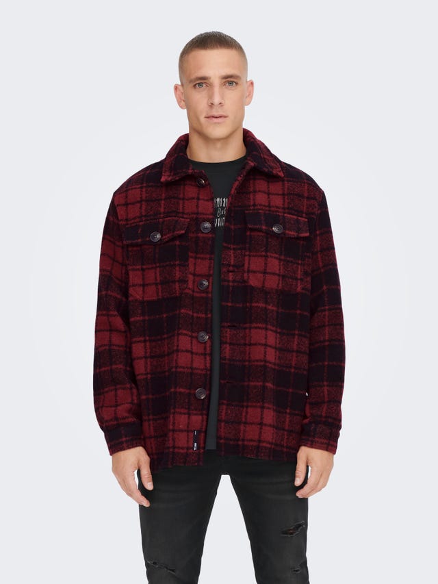 ONLY & SONS Spread collar Buttoned cuffs Jacket - 22023698