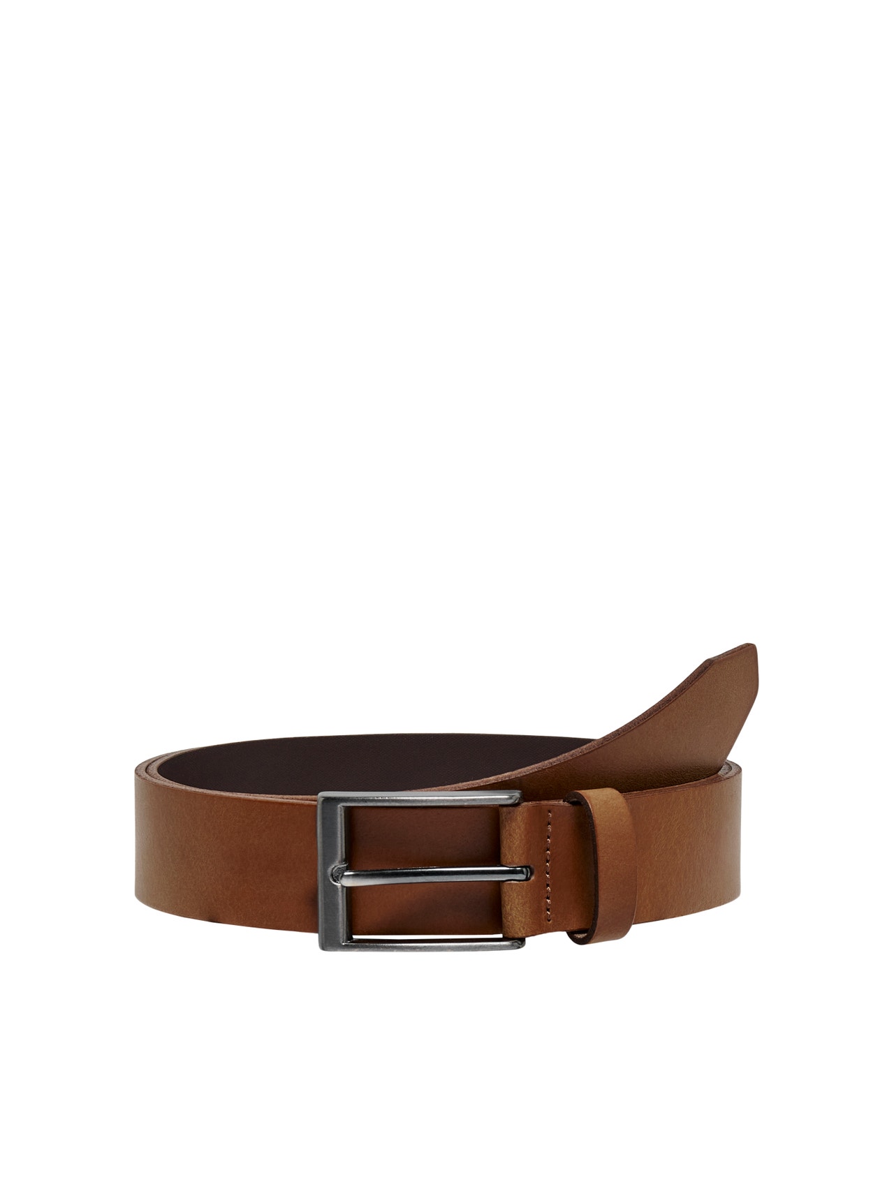 ONLY & SONS Leather belt -Cognac - 22023735